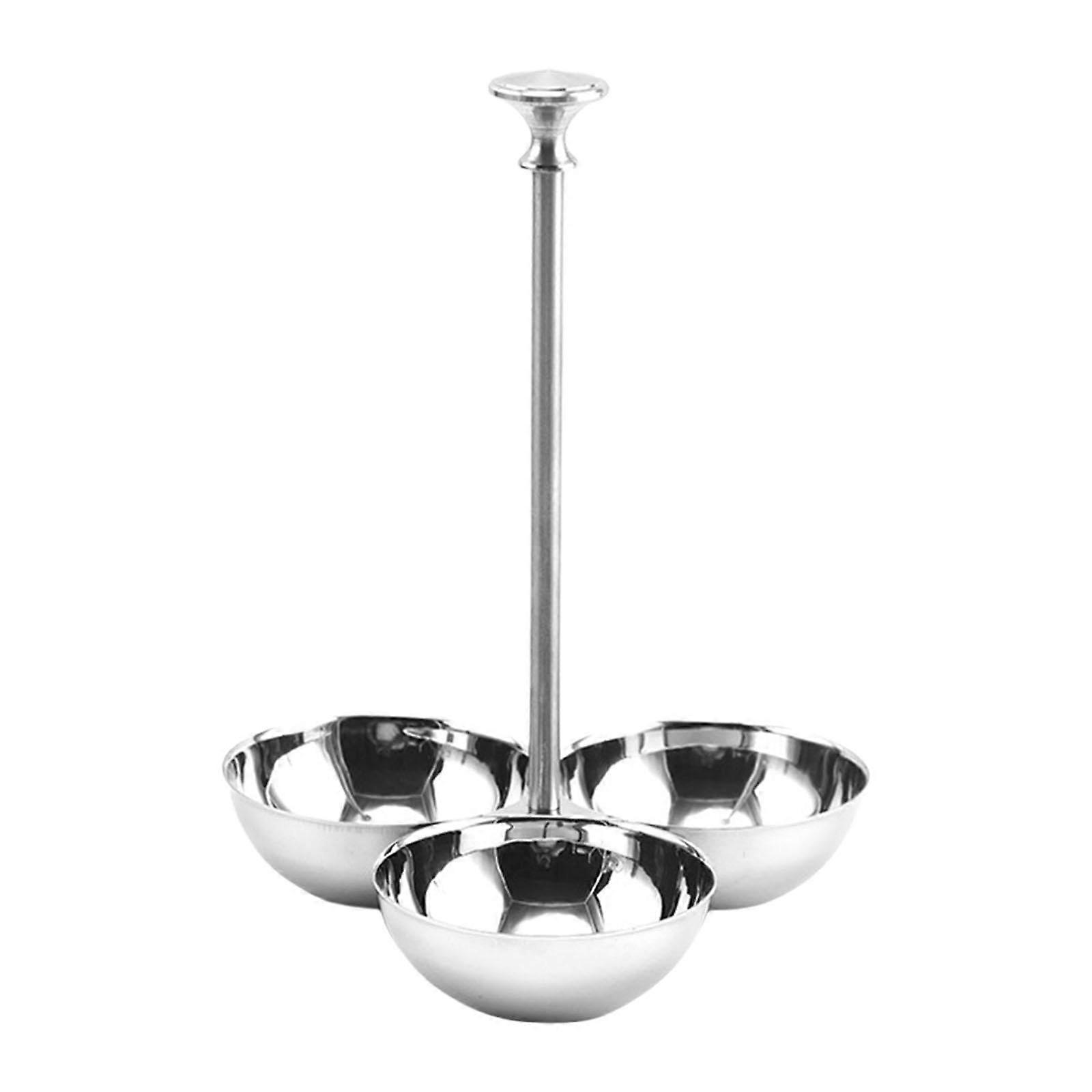 Serving bowls with stand, serving bowl for spices, presentation stand for desserts, sweets, dips, side dishes, 3piece serving bowl set.