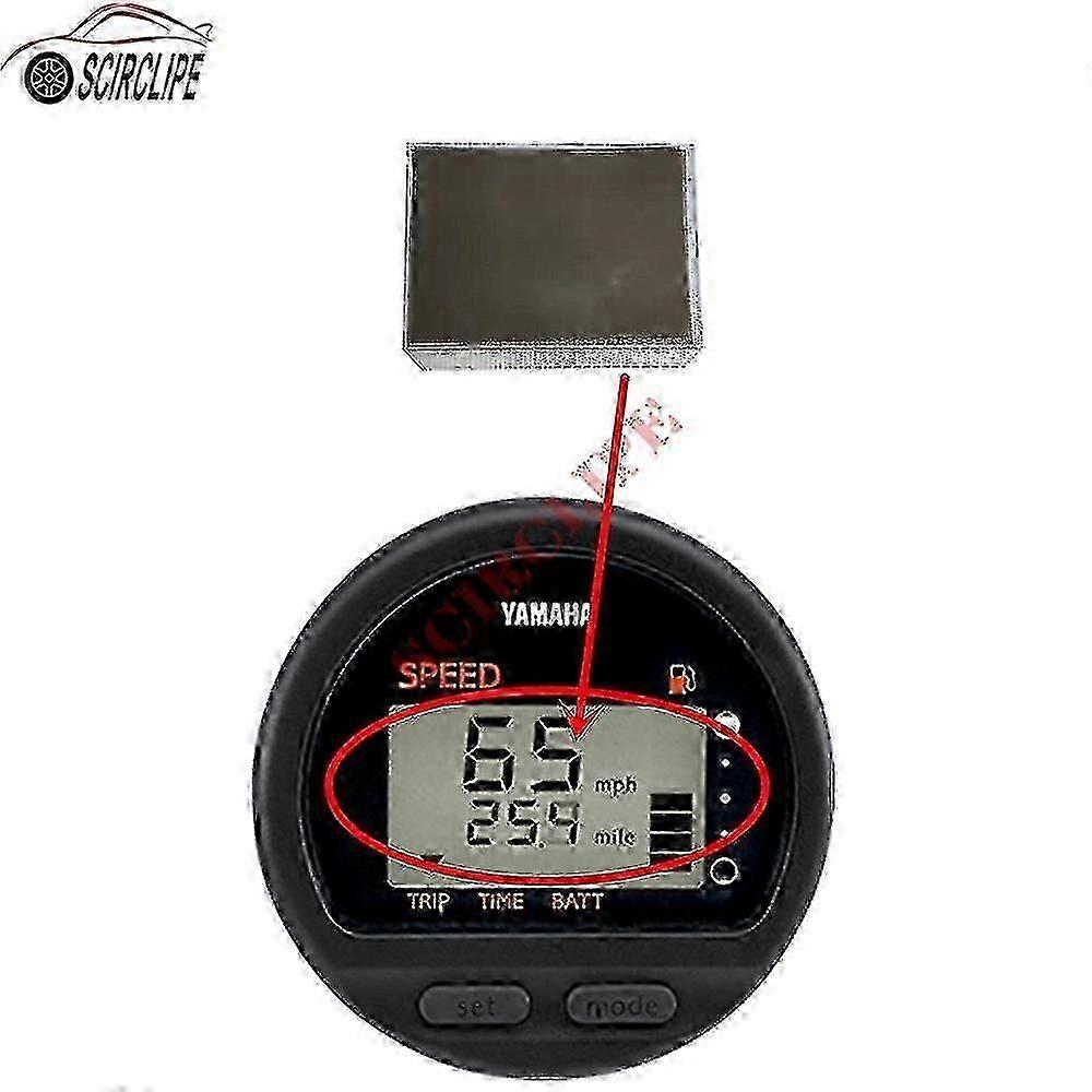 LCD-skärm för Yamaha Digital Multifunction Hastighetsmätare Enhet 6Y5-83570-A0-00 Boris