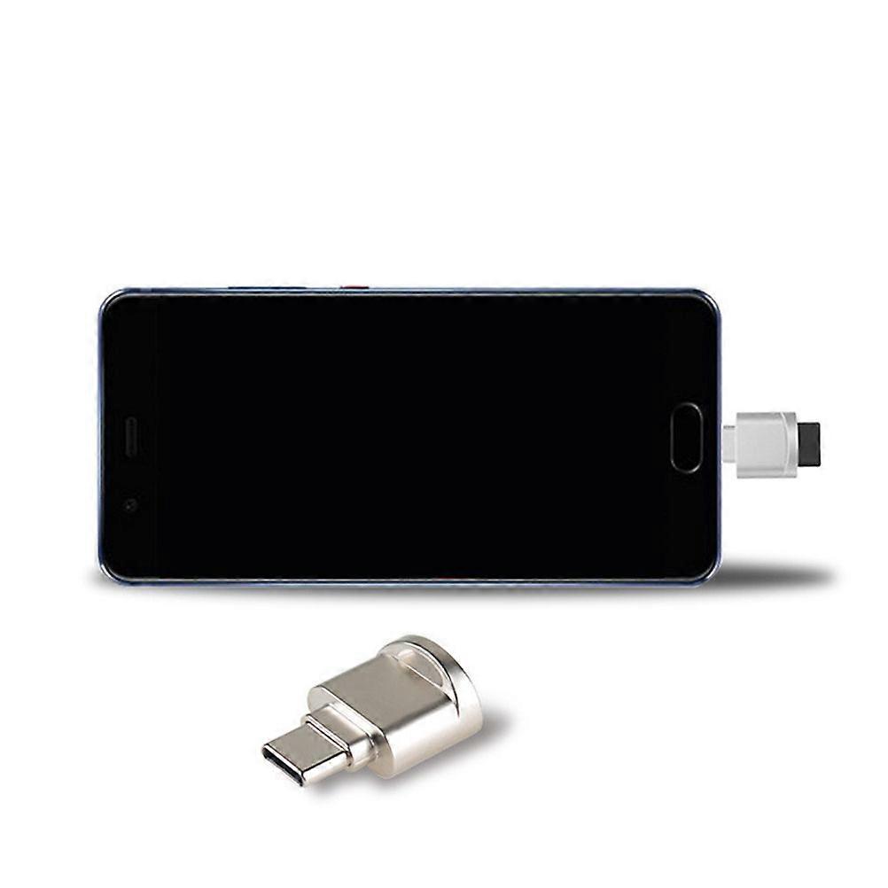 USB Type C OTG Adapter Reader for Fast Data Sync & Charging – Compatibility, Compact Design, Black