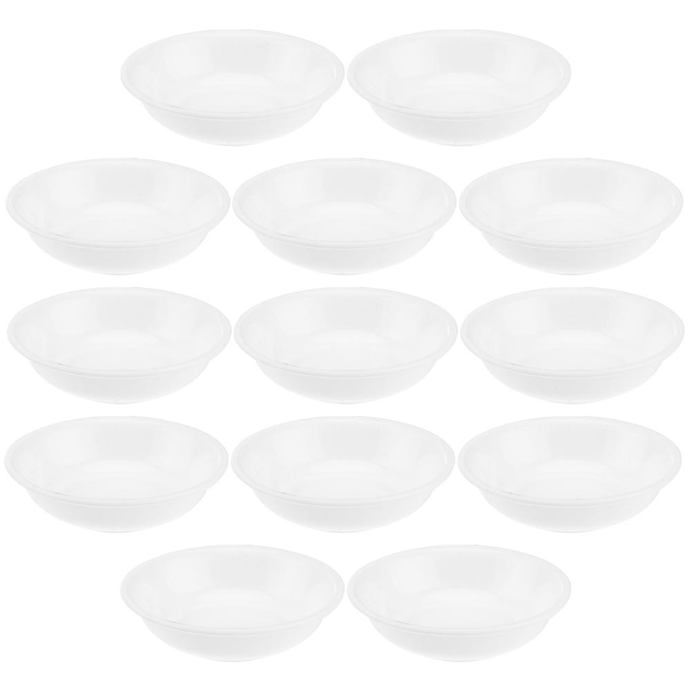 White Sauce Dishes for Home Use Stable and with Smooth Surface 20 Pcs