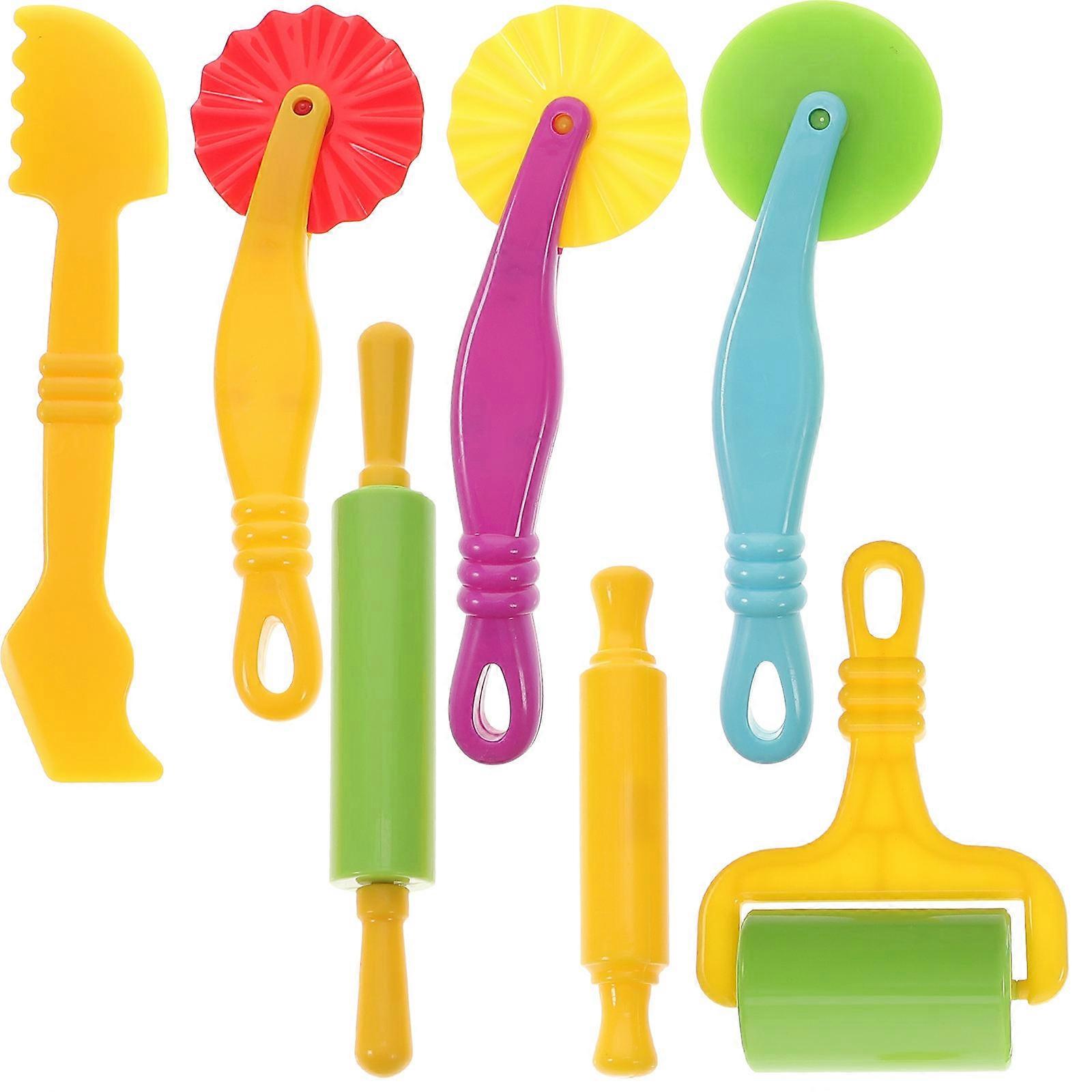Children's Toy DIY Educational Assorted Color Rolling Pin Roller Tools For or Snow Sets
