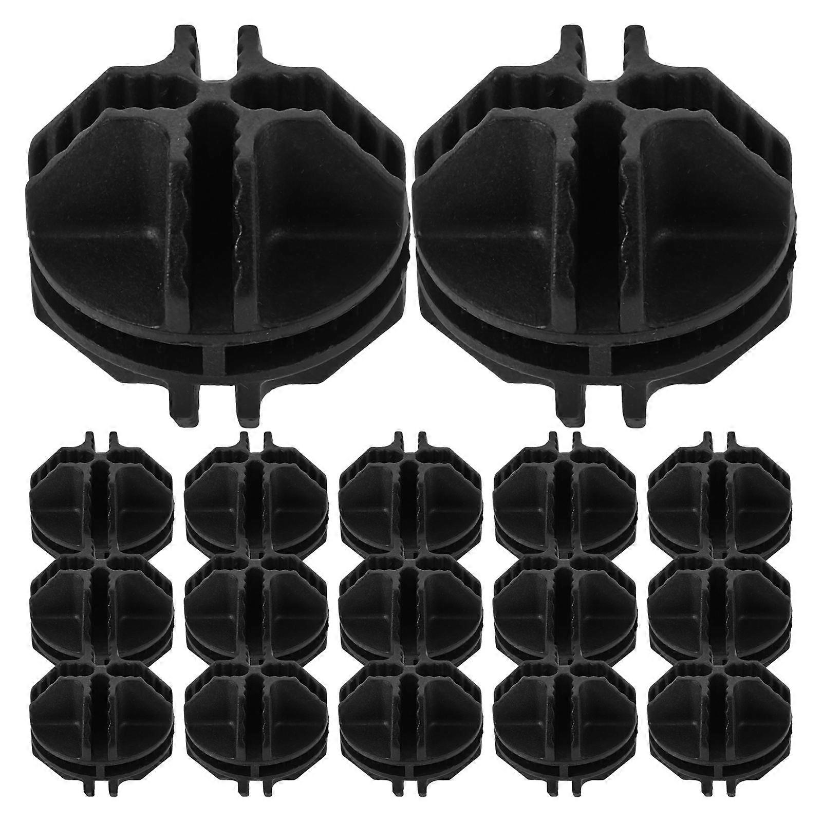 Modular Wardrobe Connectors 24Pcs And Practical Easy To Install Black Pet Cage Accessories Ideal For DIY Furniture Parts And Wardrobe Needs