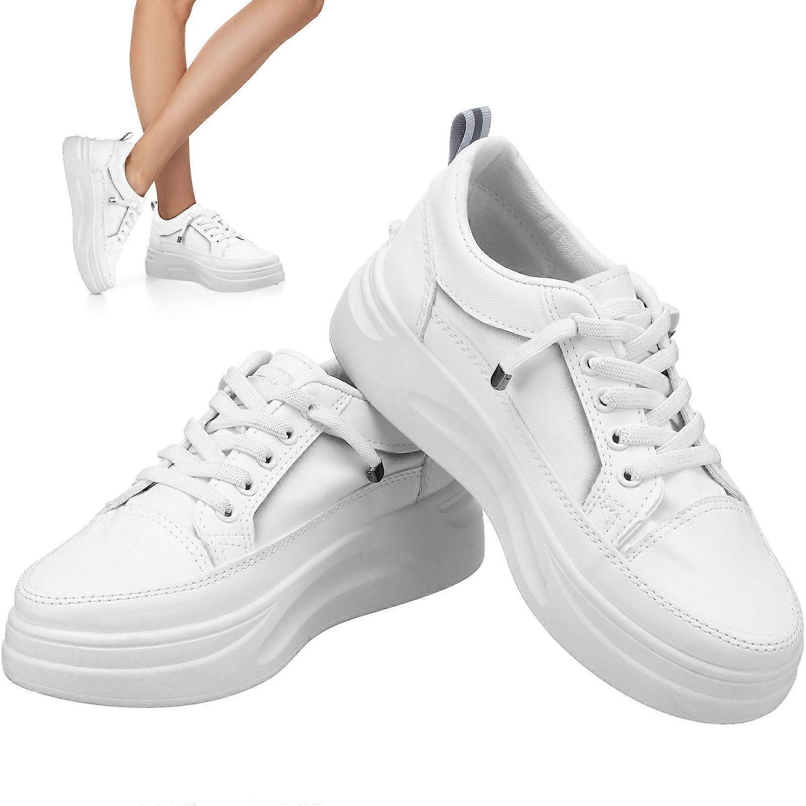 Women's Fashion Sneakers Non-Slip Thick Sole Casual Artificial PU Various Colors Size 38