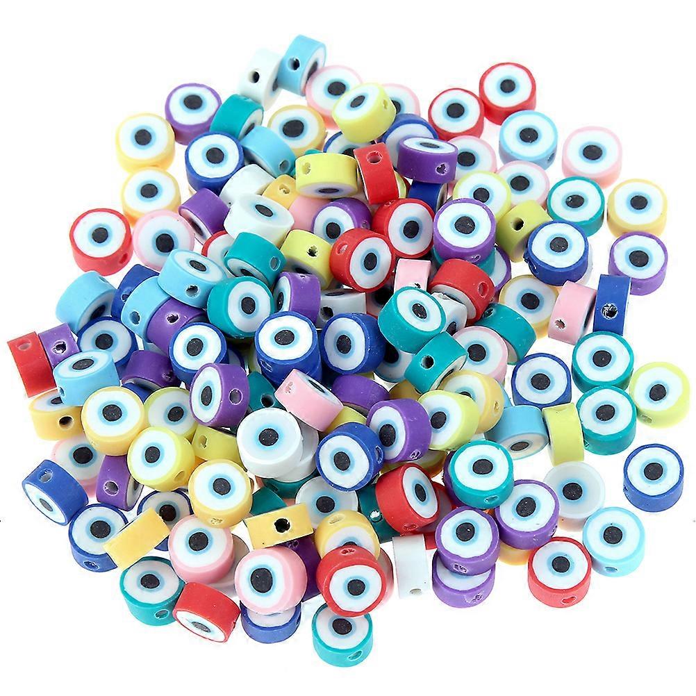 Polymer Clay Beads Round Spacer Eye Beads for DIY 1Set