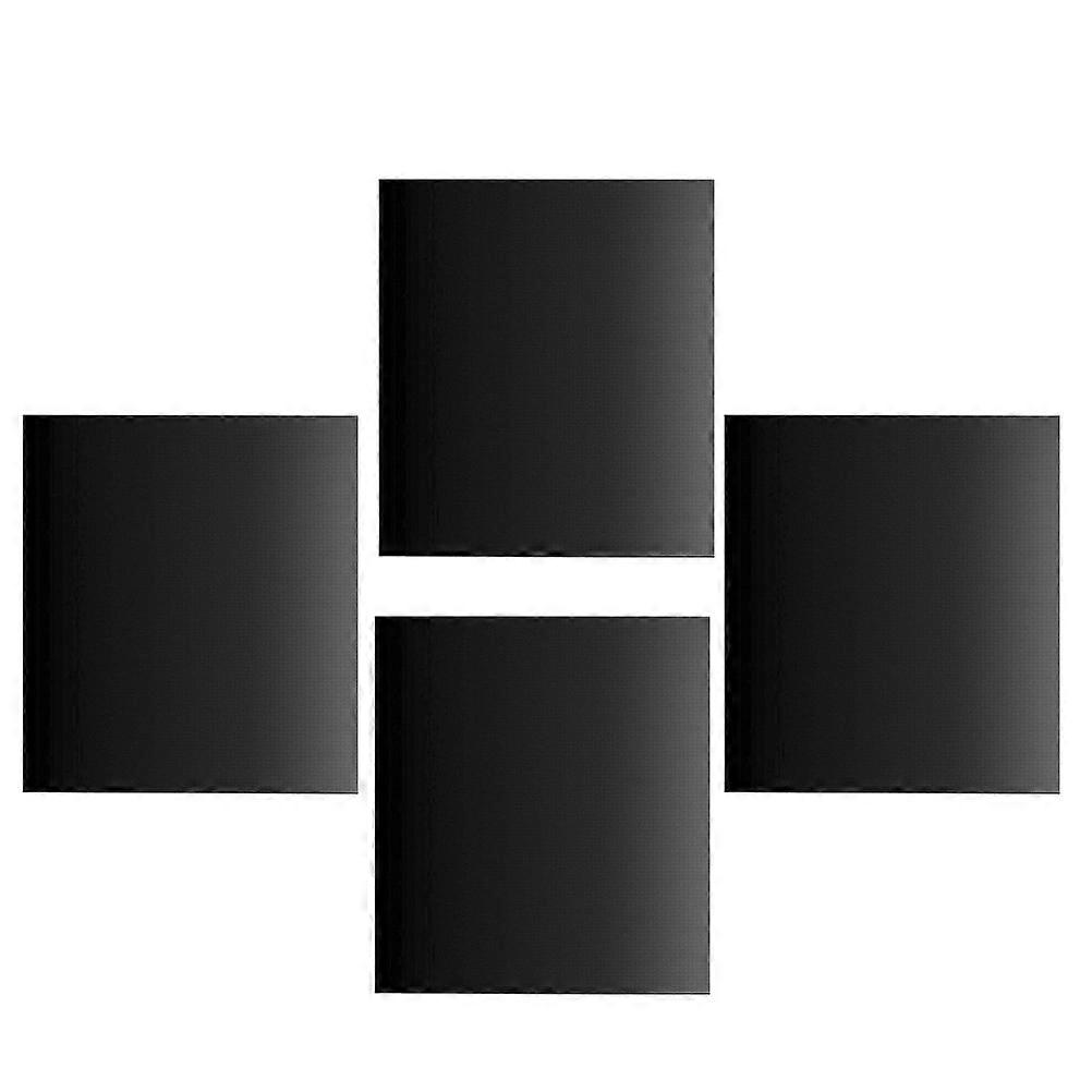 Nonstick Baking Mats 4Set For Home Cooks In Black Color With Reusable Design For Outdoor Barbecue Use