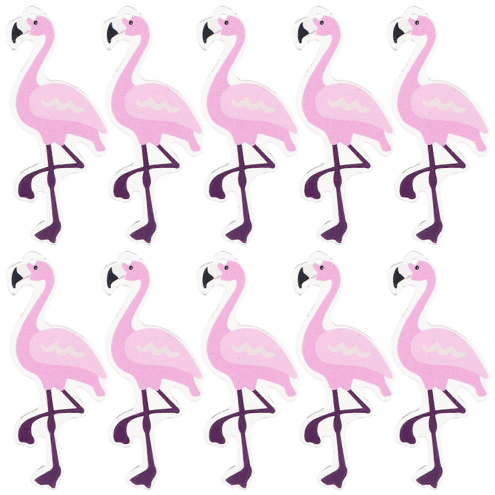 It looks like you're listing a product description for **Flamingo Charms/Pendants**, possibly for crafting or jewelry making purposes. However, the
