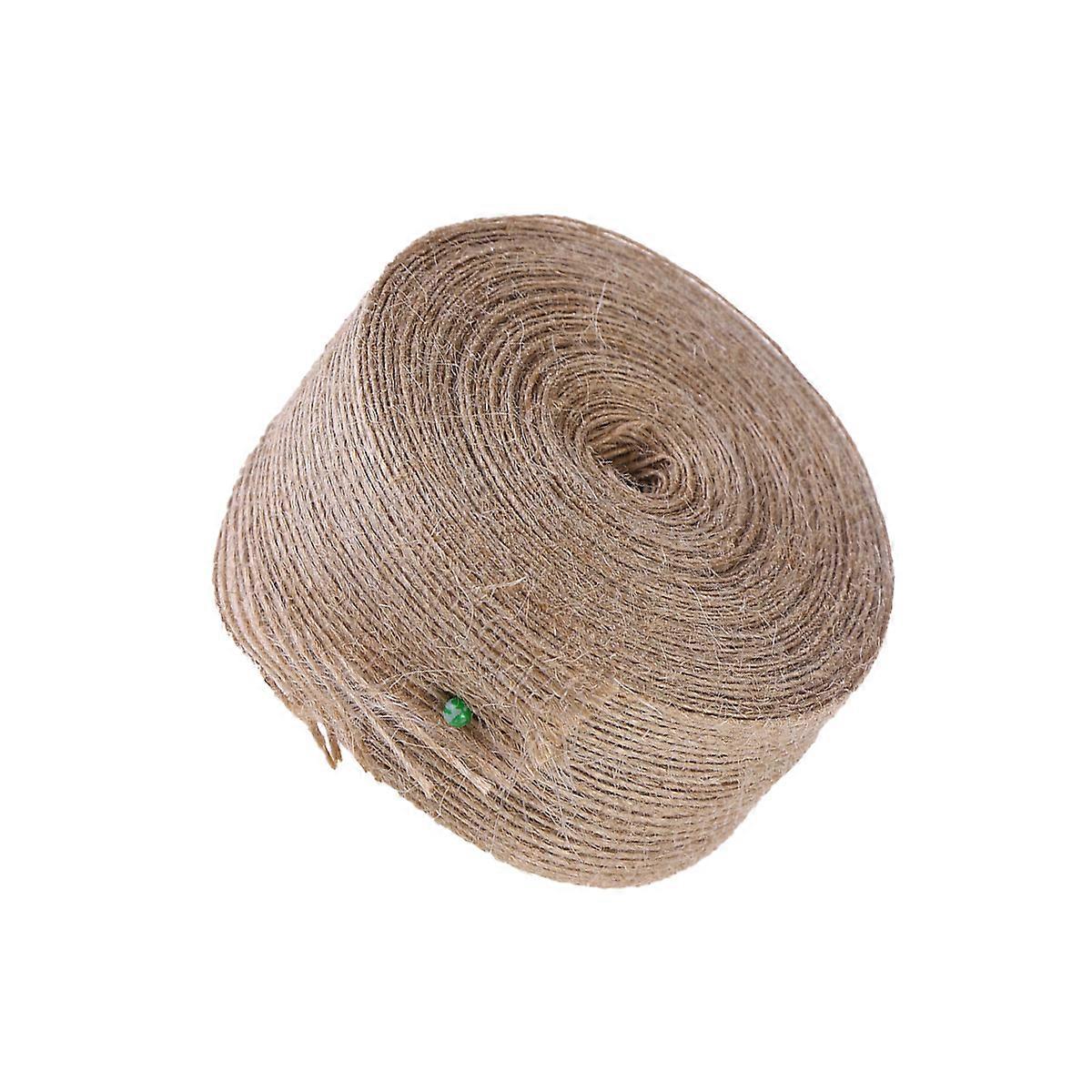 Jute Rope for Weaving 10m Light Brown Jute Ribbon 3 8cm Wide for DIY Crafts Decor and More