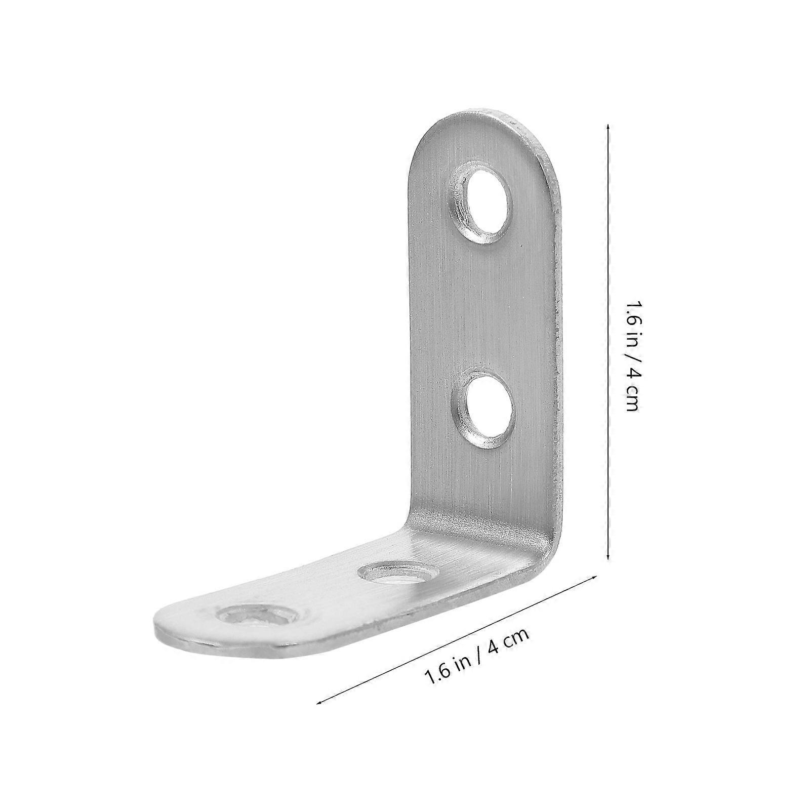 10pcs 90 Degree Corner Brace Corner Brackets Small Shelf Brackets Right Angle Brackets