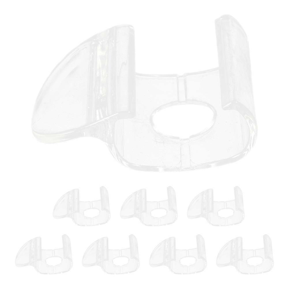 Roller Blind Pull Handle Replacements 8pcs Transparent Cordless Shade Grips Kit for Roller Shades Practical Curtain Accessories for Home Use