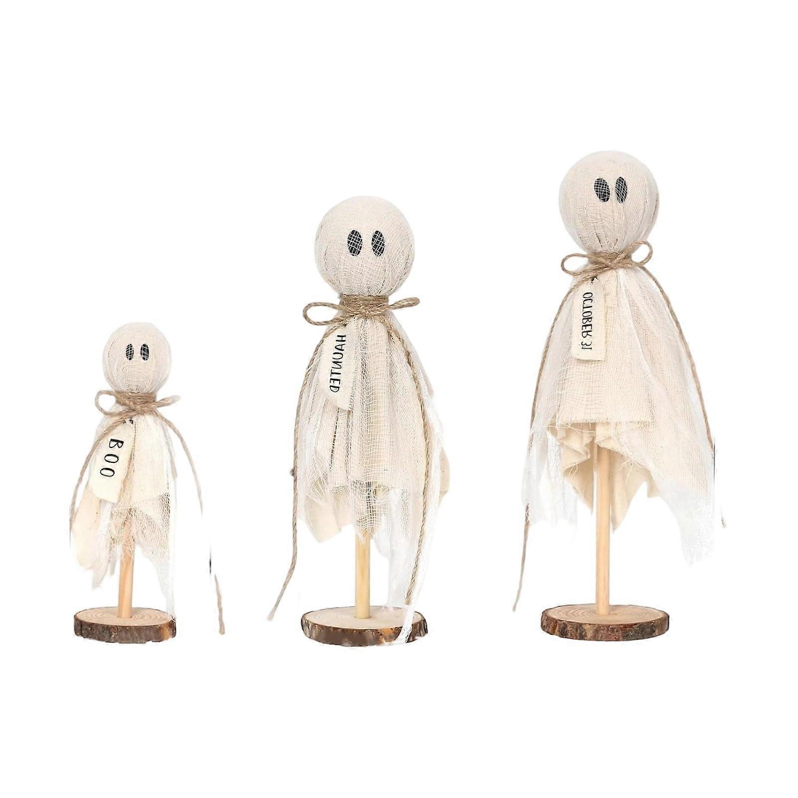 Pack of 3 Halloween ghost figures