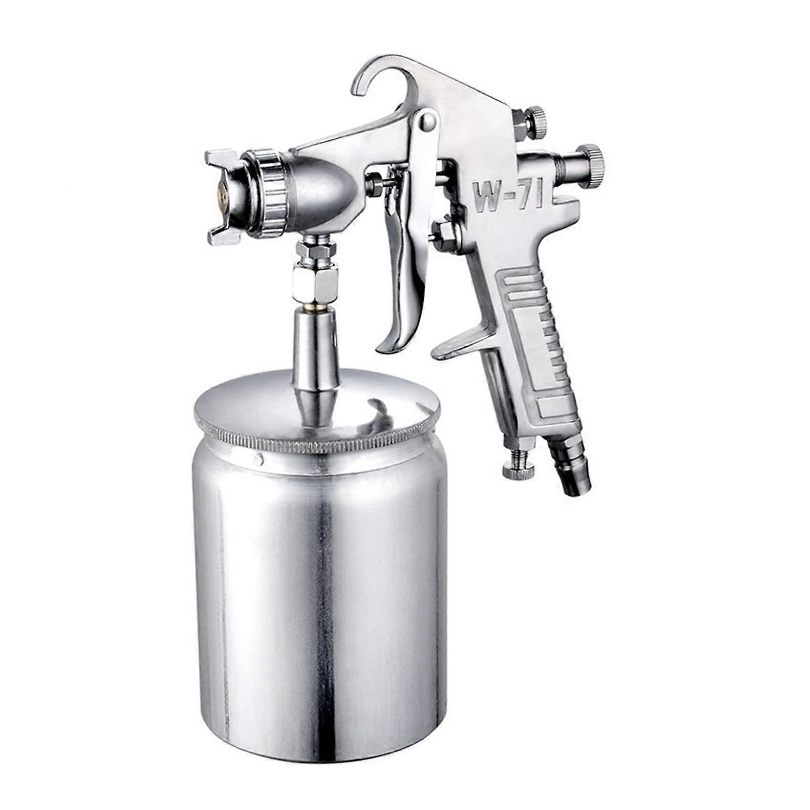 W-71 Pneumatic Spray Gun 1.5mm for Auto Primer Low Pressure High Volume With Bottom Feed Nozzle Set
