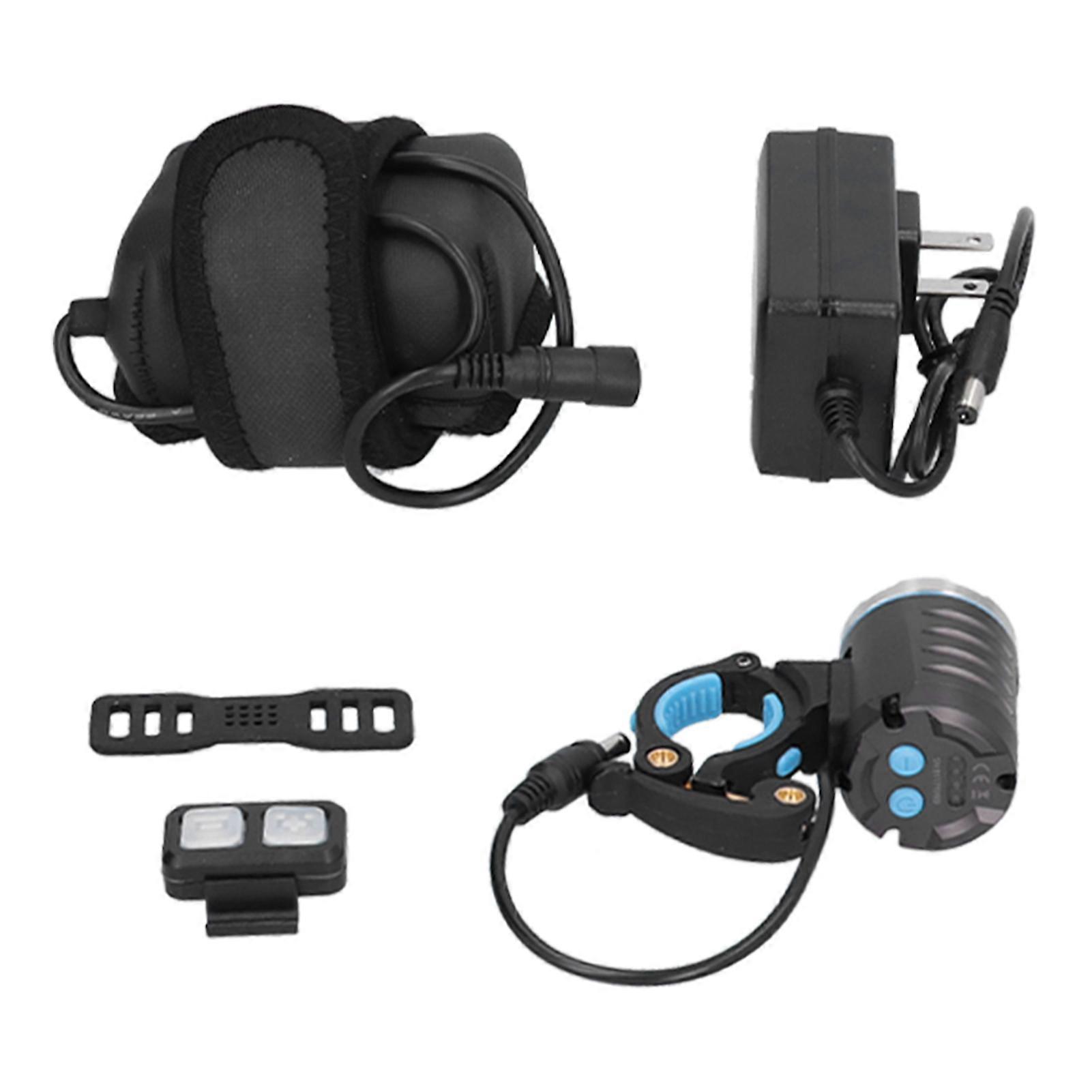 Waterproof Rechargeable Bike Light for Mountains – 3600lm, 100-240V US Plug