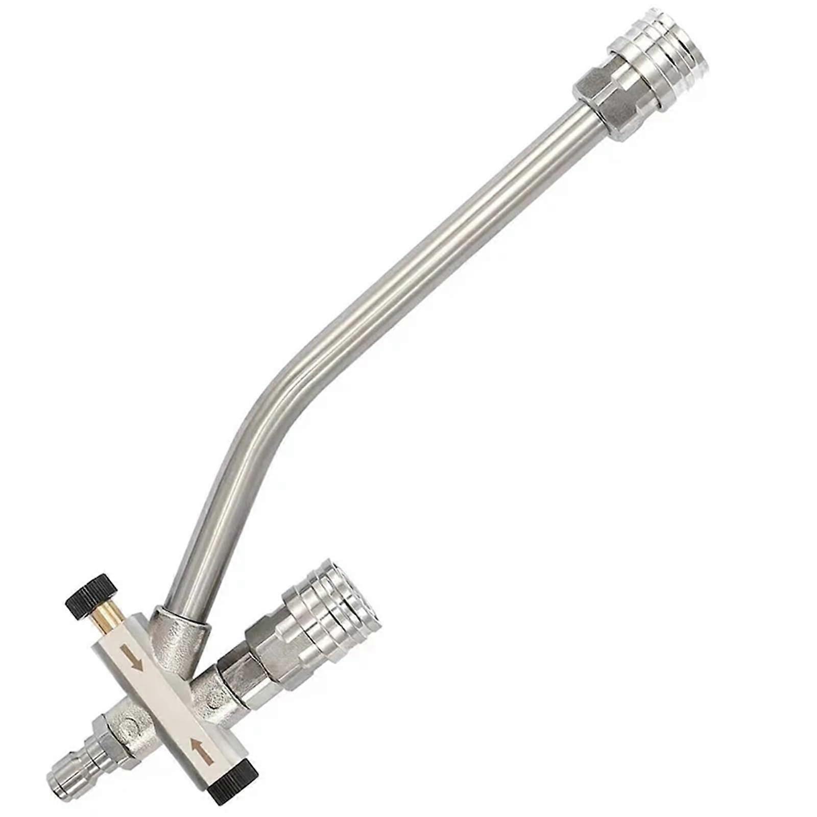Double valve pressure cleaner attachment 1/4 quickconnect foam cannon double spray gun foam gun double valve for pressure cleaner 1pc