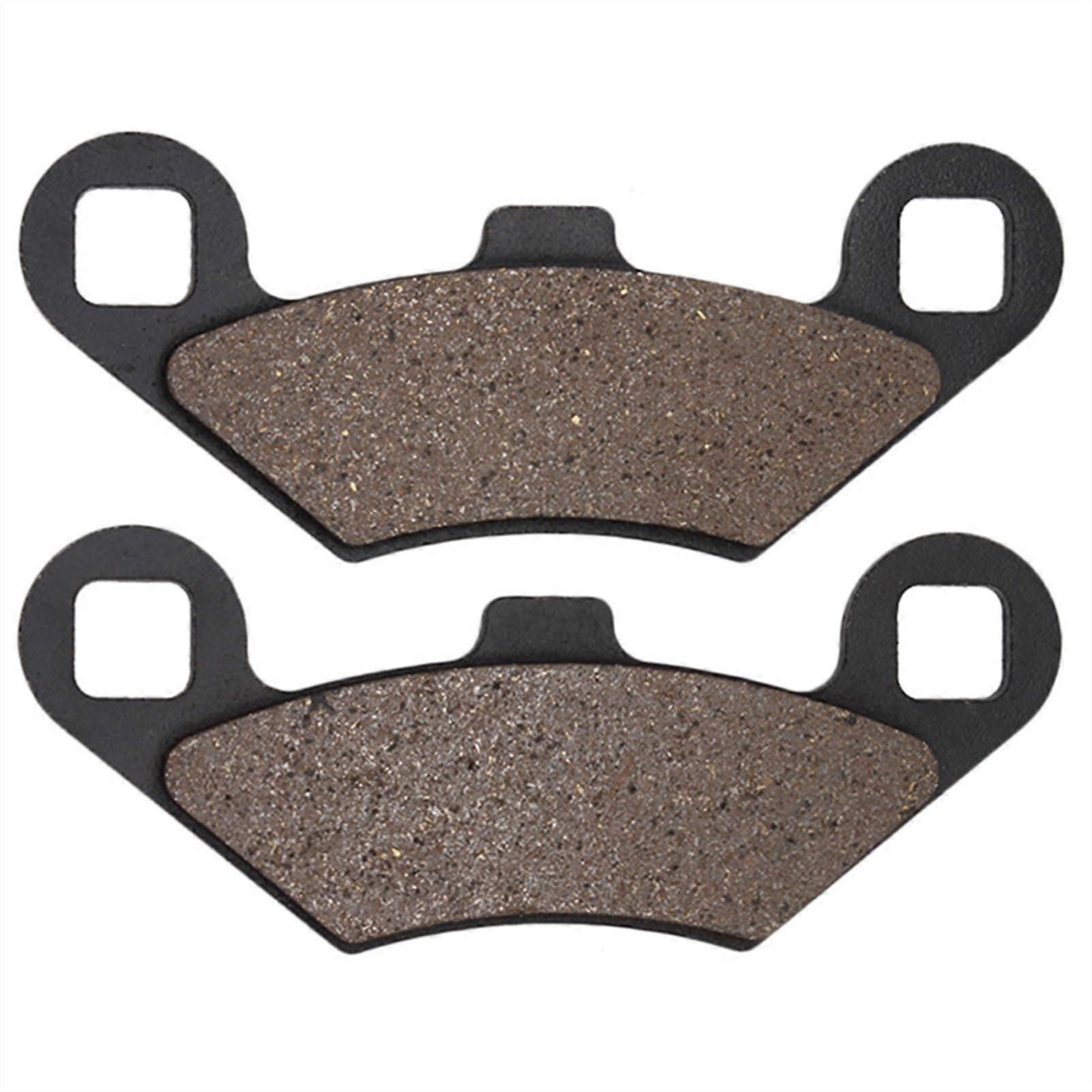 Motorcycle Brake Pads Set for Polaris 425 Magnum 425 6x6 1996-1997, 1 Pair Front and Rear Brake Pads