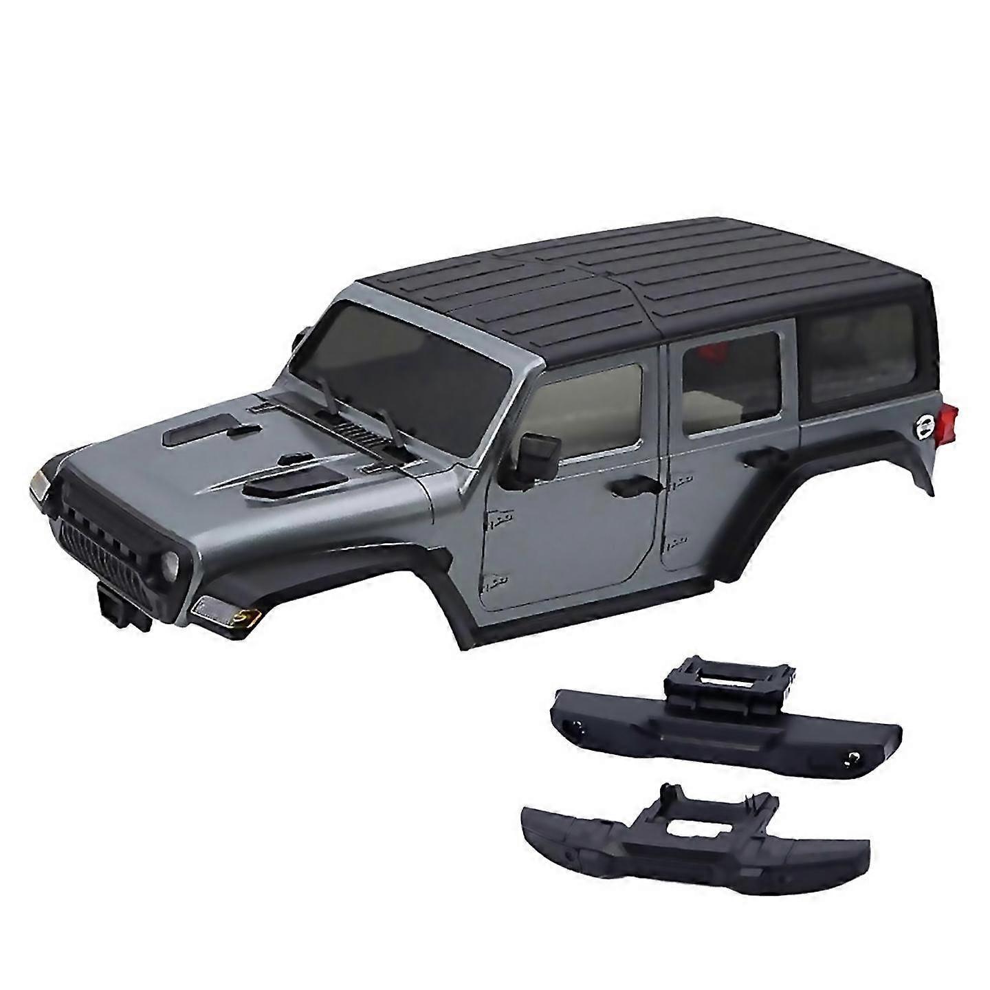 For 155mm wheelbase rc car body shell chassis kit Gray