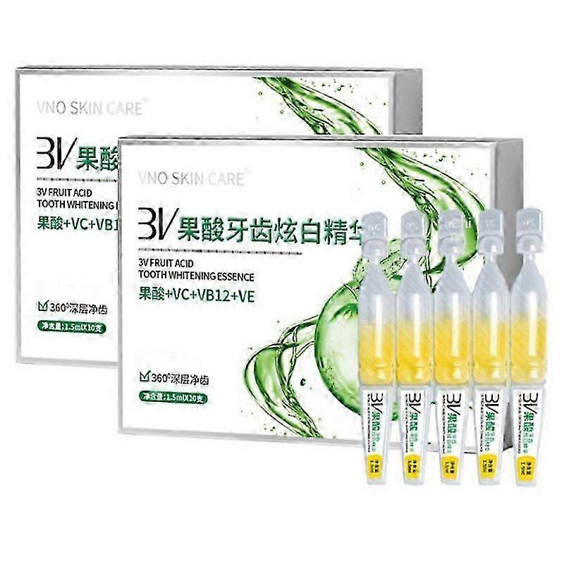 10/20/30pcs 3V TLOPA Ampoule Toothpaste Tooth Serum Ampoule Essence Toothpaste Fruit Acid Teeth Whitening Essence Tooth Care Essence