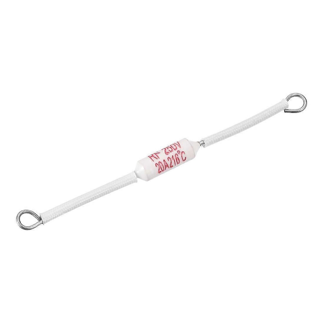 250V 20A 216 Celsius Circuit ShutOff Temperature Thermal Fuse Ceramic