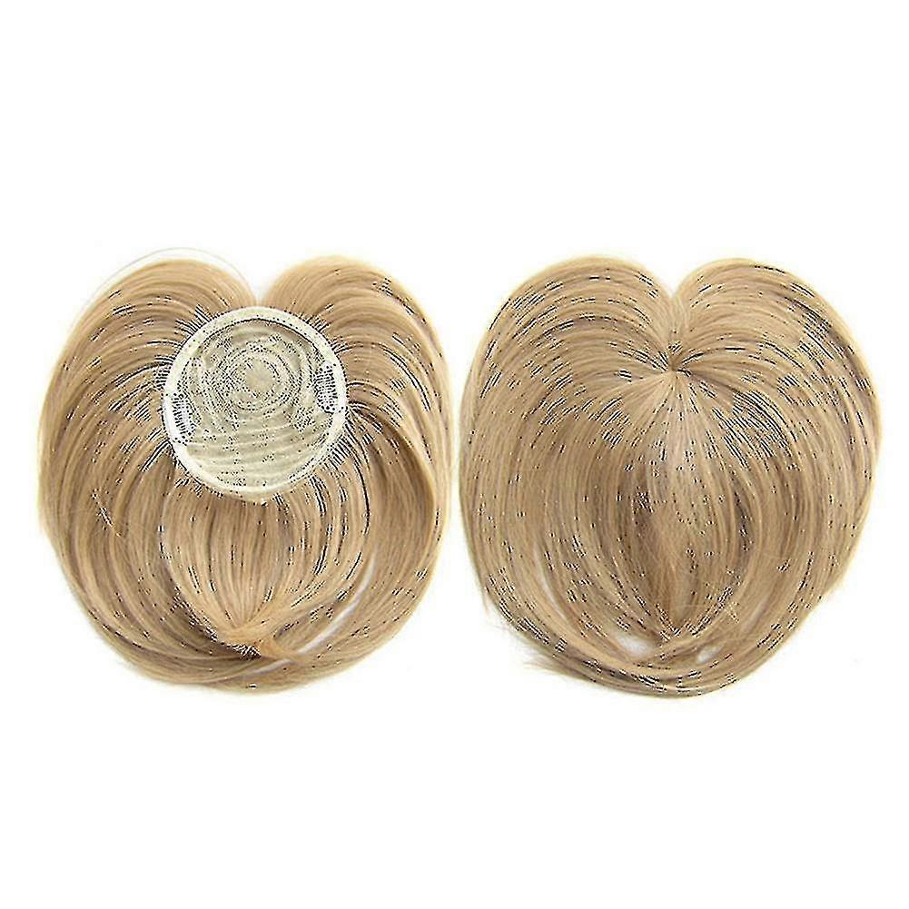 Clip-on Hair Topper Heat Resistant Fiber Extension Wig Hairpiece For Women B