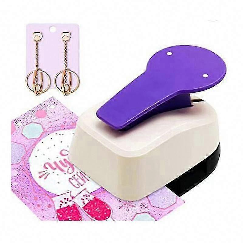 Cercei Card Punch Instrument pentru cercei Double Post Hole Puncher Craft Lever Punch Handmade Paper Punch