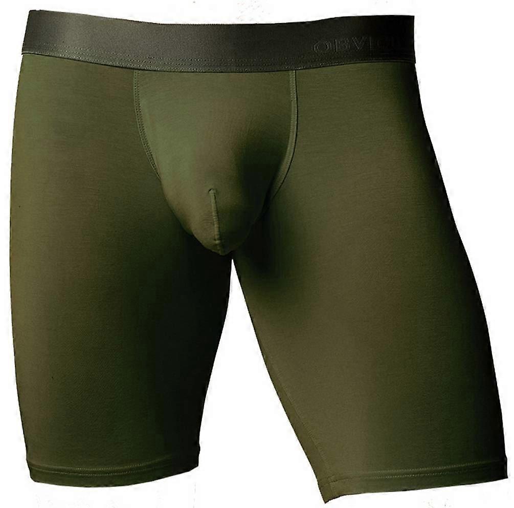 Obvious PrimeMan Boxer Slip 9 pouces Jambe - Vert fusil
