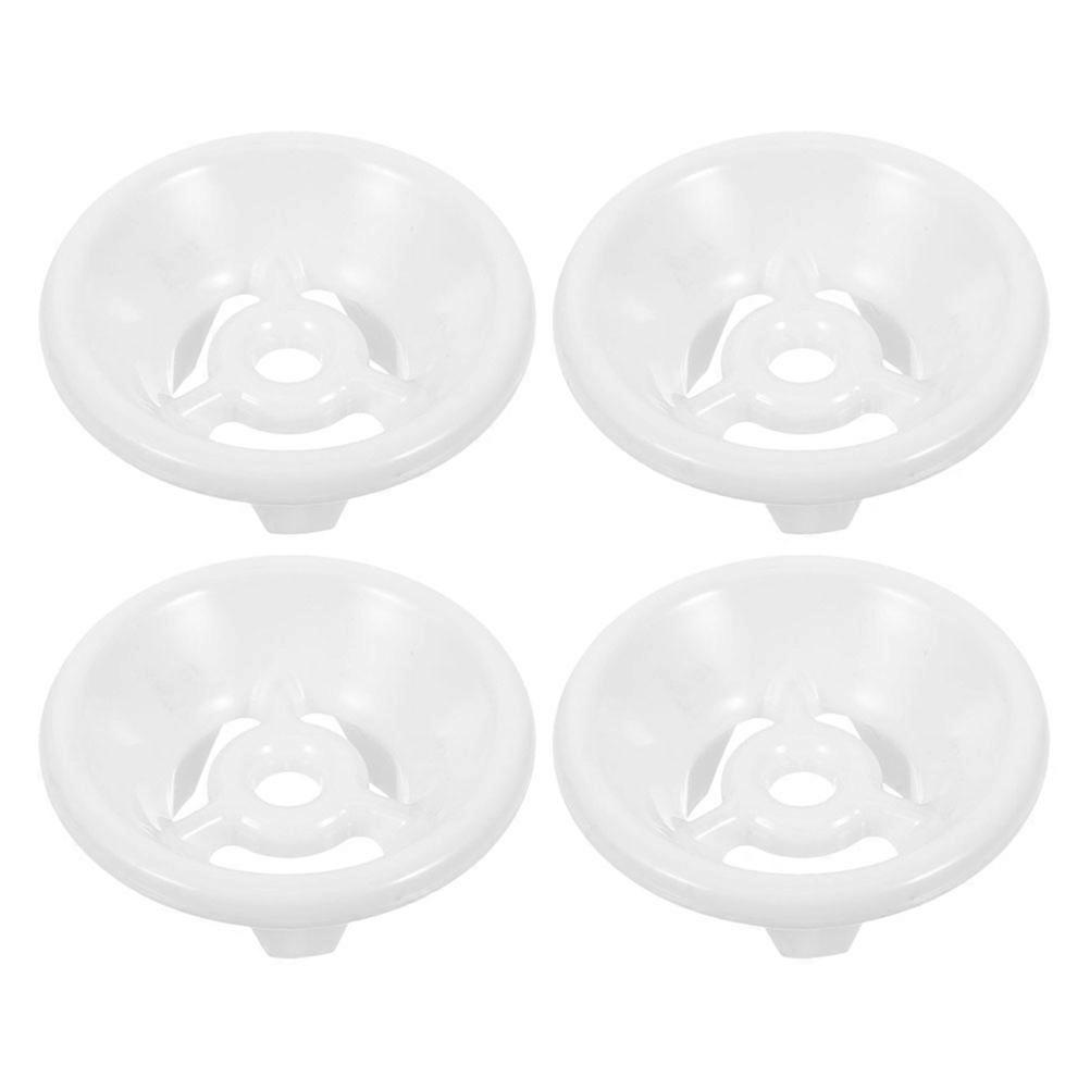 Urinal Strainer Urinal Cap Universal Fit Bathroom Use Abs White for Easy Installation 4Pcs