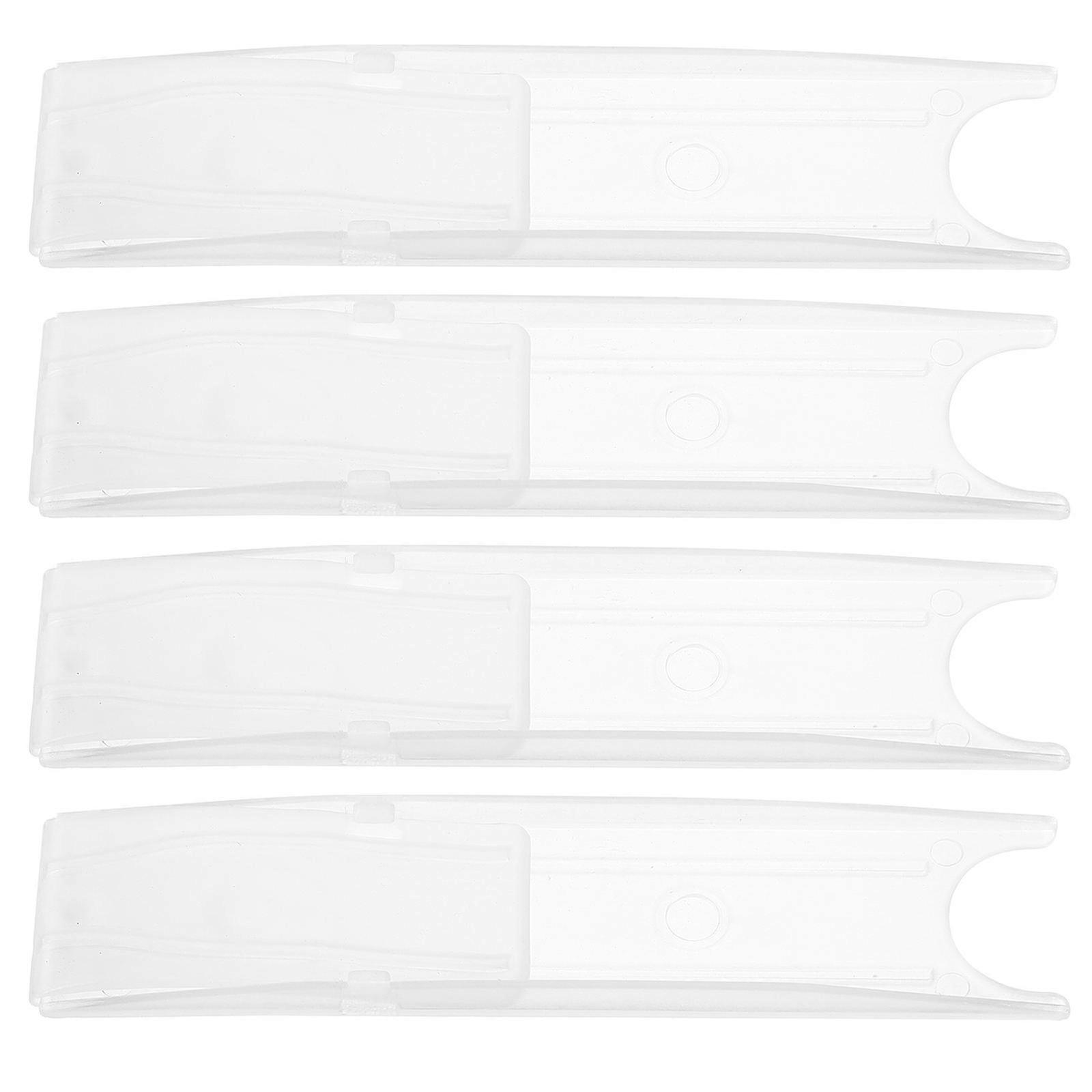 Clarinet Reed Cases Saxophone Reed Holder Saxophone Players Transparent Abs Material Reed Storage 4Pcs