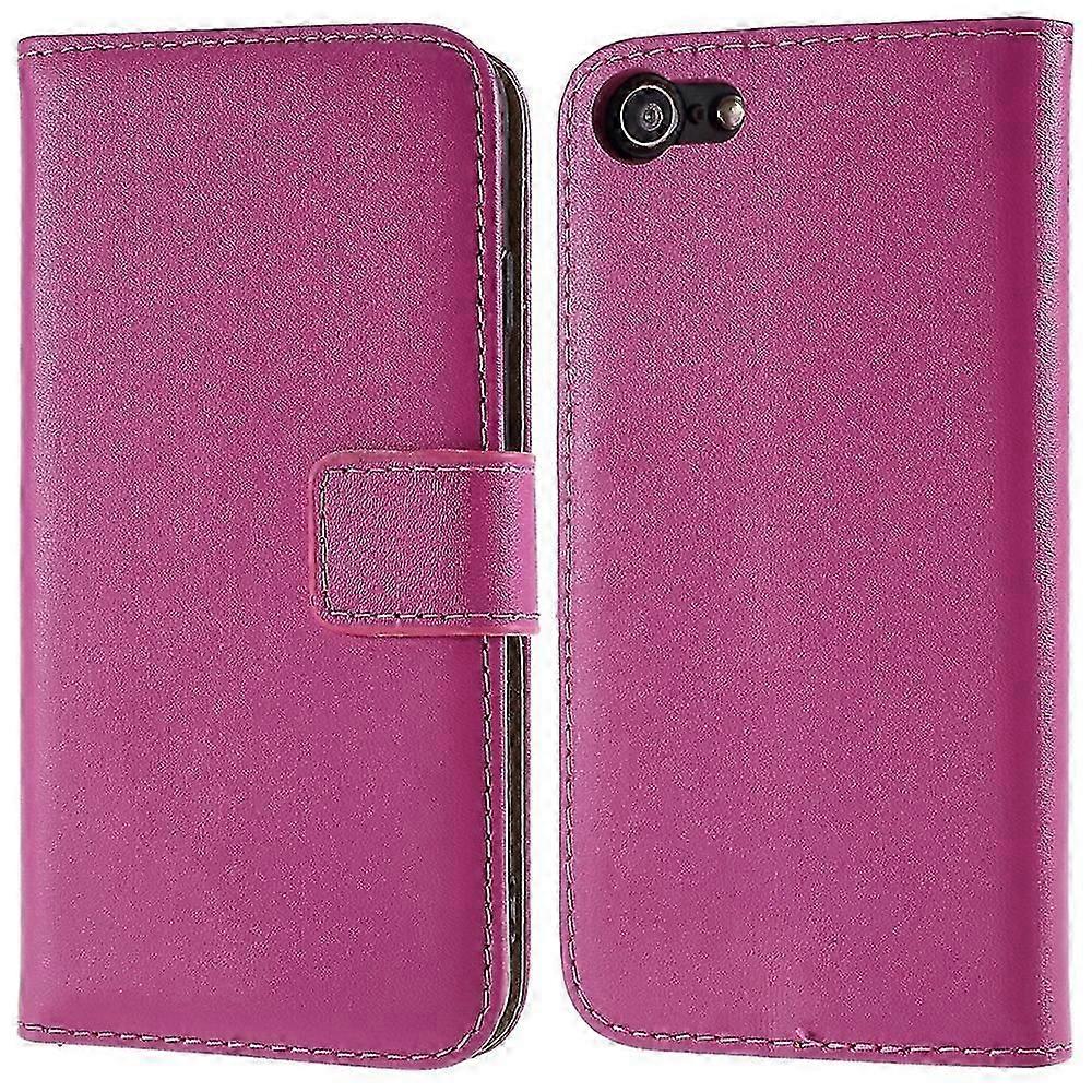 Genuine Leather Wallet Flip Case with Stand & Magnetic Closure for iPhone 8/7/SE (2020)