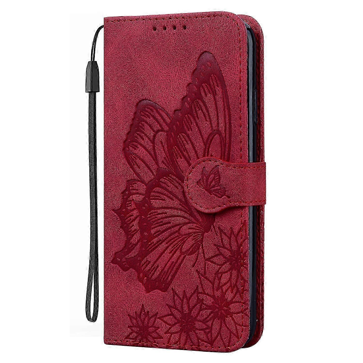 Case for Samsung Galaxy A42 5G Retro Flip Wallet Embossing Butterfl...