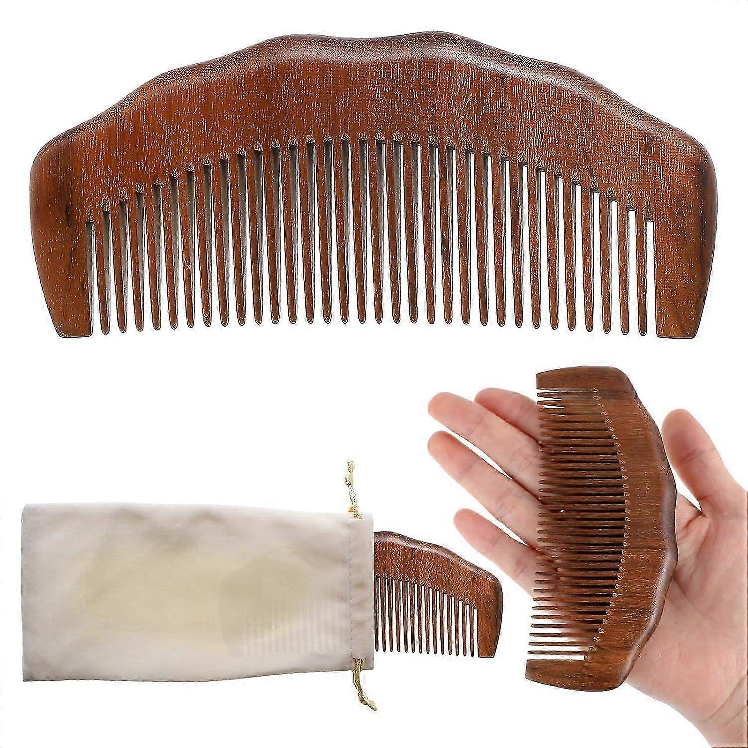 Pente de parto de madeira, pente de parto para trabalho de parto com saco de pano Pente de parto natural