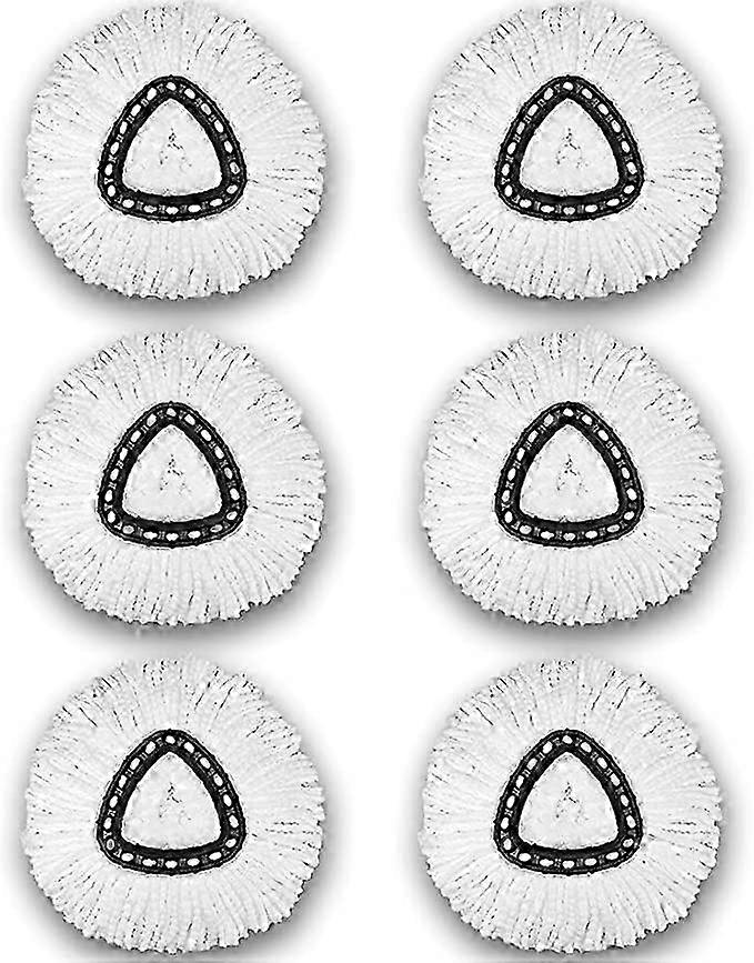 2025 Mop Replacement Heads Compatible with Spin Mop, Microfiber Spin Mop Refills, Easy Cleaning Mop Head Replacement