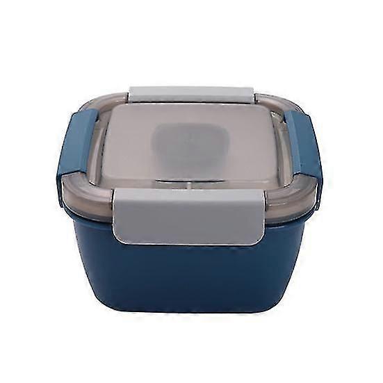 Lunch Box with Separate Compartments Large Bento Boxes Salad Bowl with Sauce Box Sealed Lunch Container for Home School Outdoor Camping