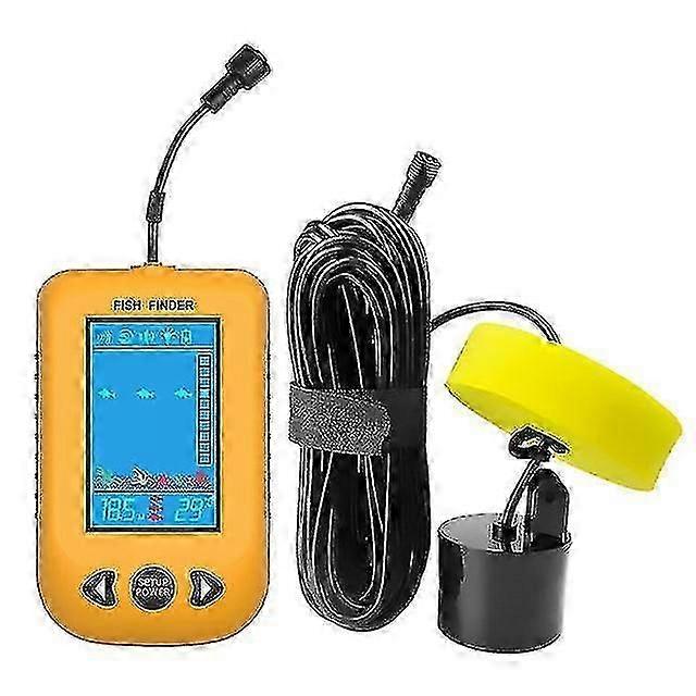 Portable Fish Finder Handheld Wired Fish Depth Finder Kayak Boat Fishfinder With Sonar Transducer  For Outdoor Fish Finder