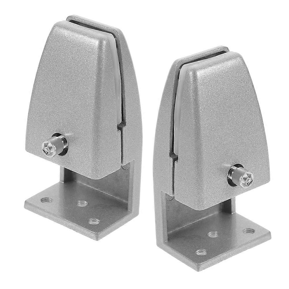 2pcs L Shaped Sneeze Guard Bracket Sturdy Screen Clamp for Office Desks Glass Partition Holder Enhances Privacy and Organization