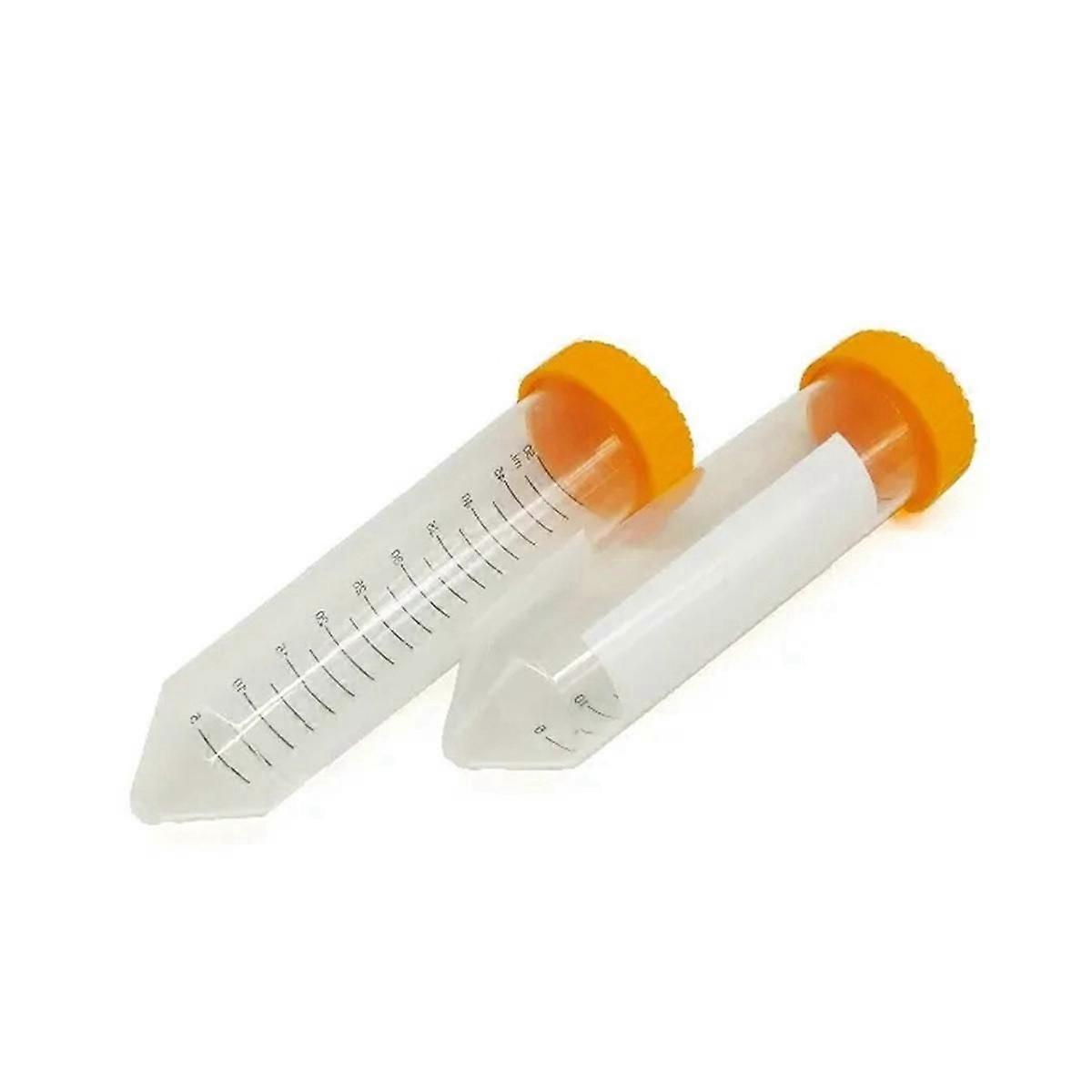 50Pcs Conical Centrifuge Tube 50Ml Plastic Screw Cap Bottom Test Tubes