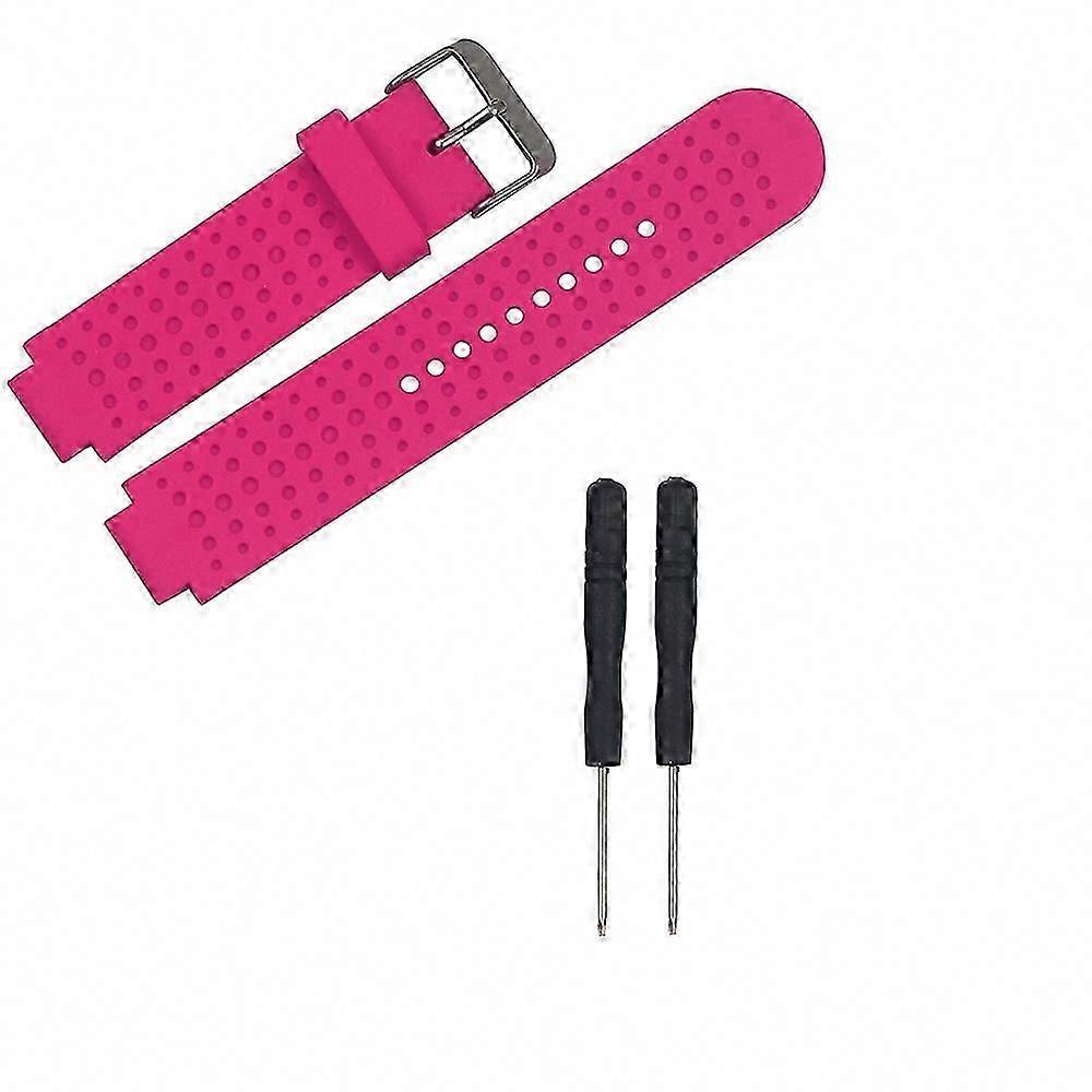 Soft Men Silicone Watch Sport Strap with Installation Tools for Garmin Forerunner 25