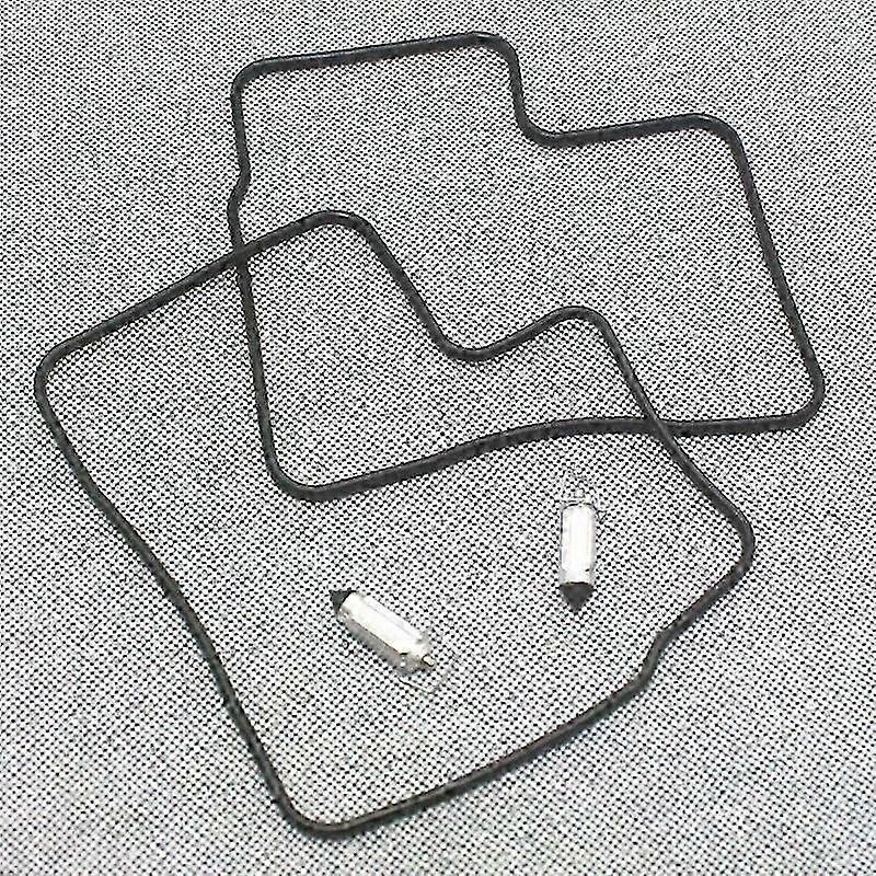 Motorcycle Carburetor Repair Kit for XL600V Transalp 1987-2000 Float Diaphragm and Needle Valve Set