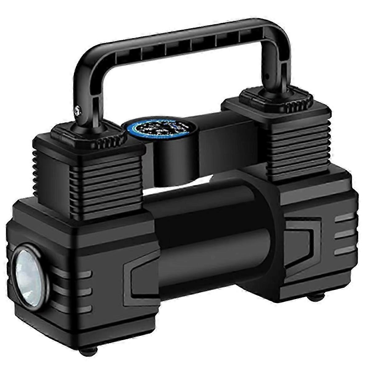 Digital Display 12V Portable Car Tire Pump with Auto Air Compressor - 150PSI Vacuum for Quick Tire Inflation