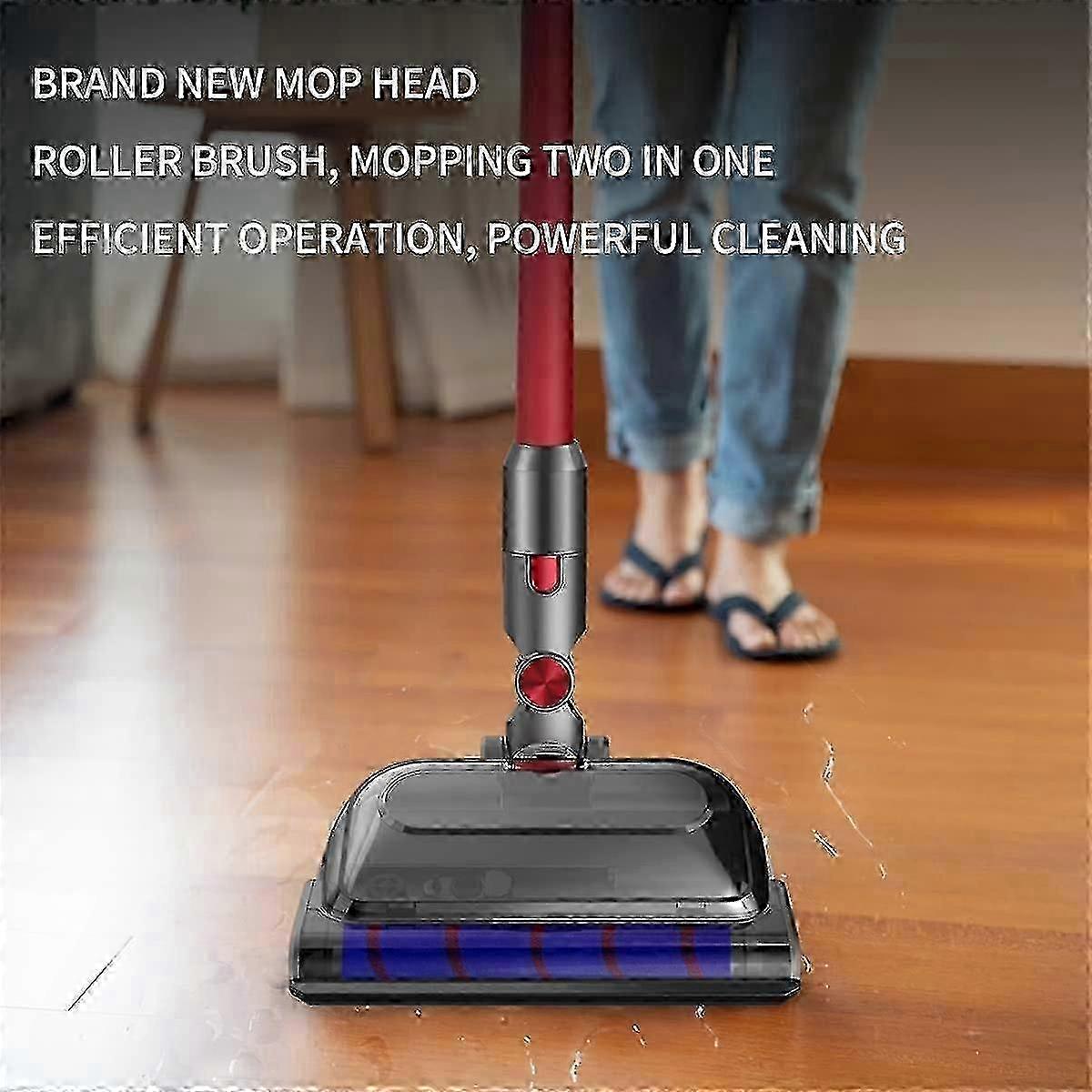 Optimized Electric Wet Dry Mopping Head for V15 V7 V10 V11 Vacuum with Replaceable Parts and Water Tank Mop Pads