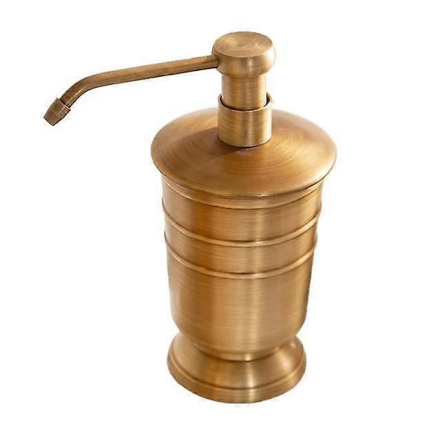 バスルームアクセサリーセットカウンタートップトゥースブラシホルダー&カップ、,ソープディッシュ、収納缶、アンティークブロンズ