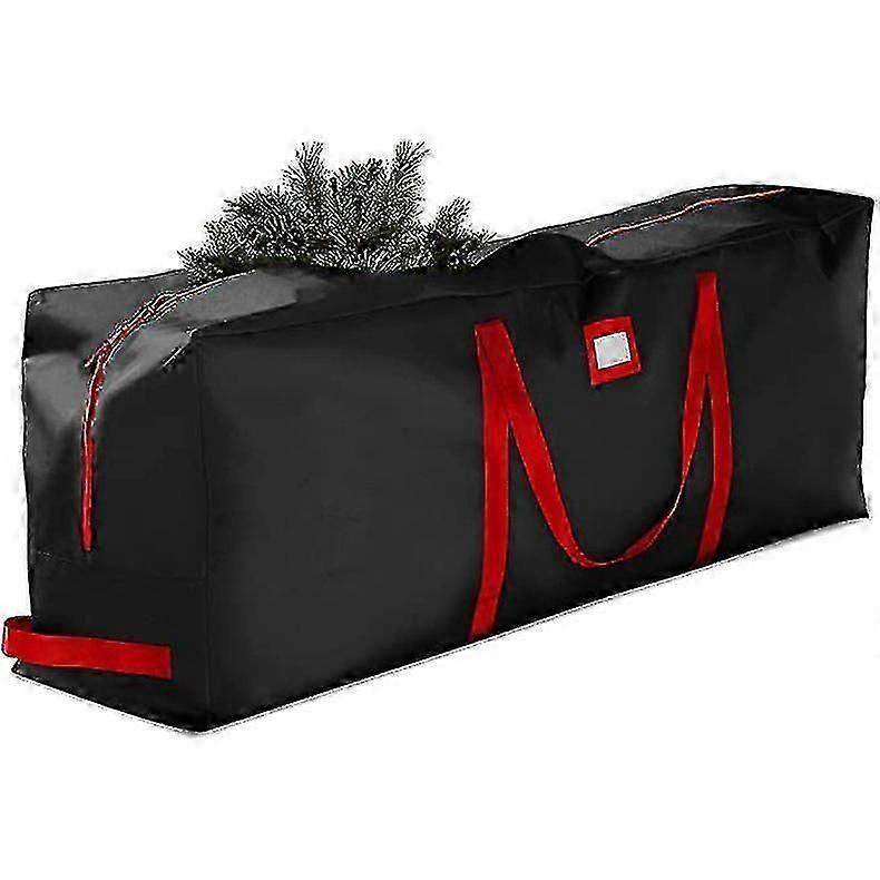 Taška na vánoční stromeček pro umělý stromek o délce 9 stop, voděodolný 600D Oxford látkový obal na svátky s uchy