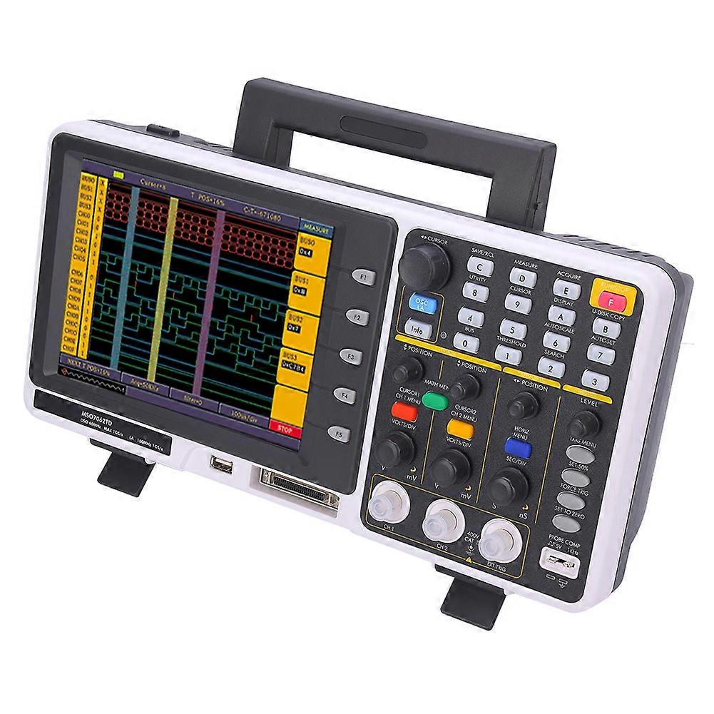 MSO7102TD 8in Digital Oscilloscope 100MHz 2CH + 16CH Logic Analyzer