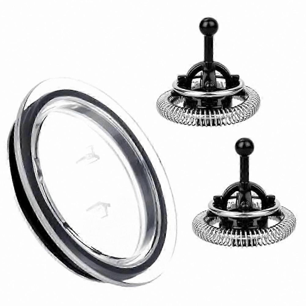2-Piece Frothing Whisks with Lid for Milk Frother, Compatible with Aeroccino 3/4/XL Models