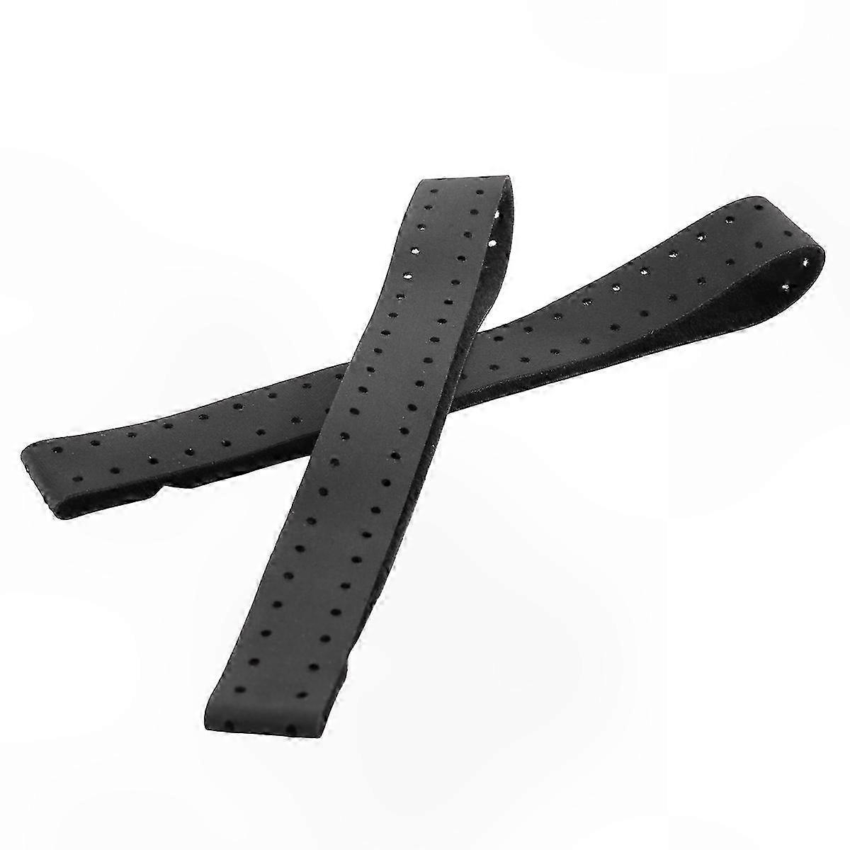 2-Pack Replaceable Soft Armband Straps for Heart Rate Monitors, Adjustable and Comfortable, Black