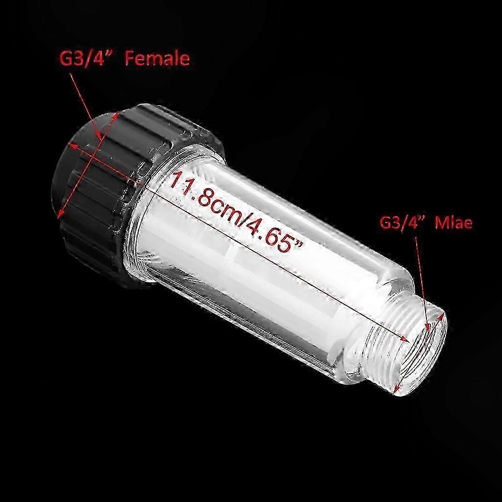 Black Replacement Water Filter for Pressure Washers by Lavor Elitech, Compatible with Champion Nilfisk Models