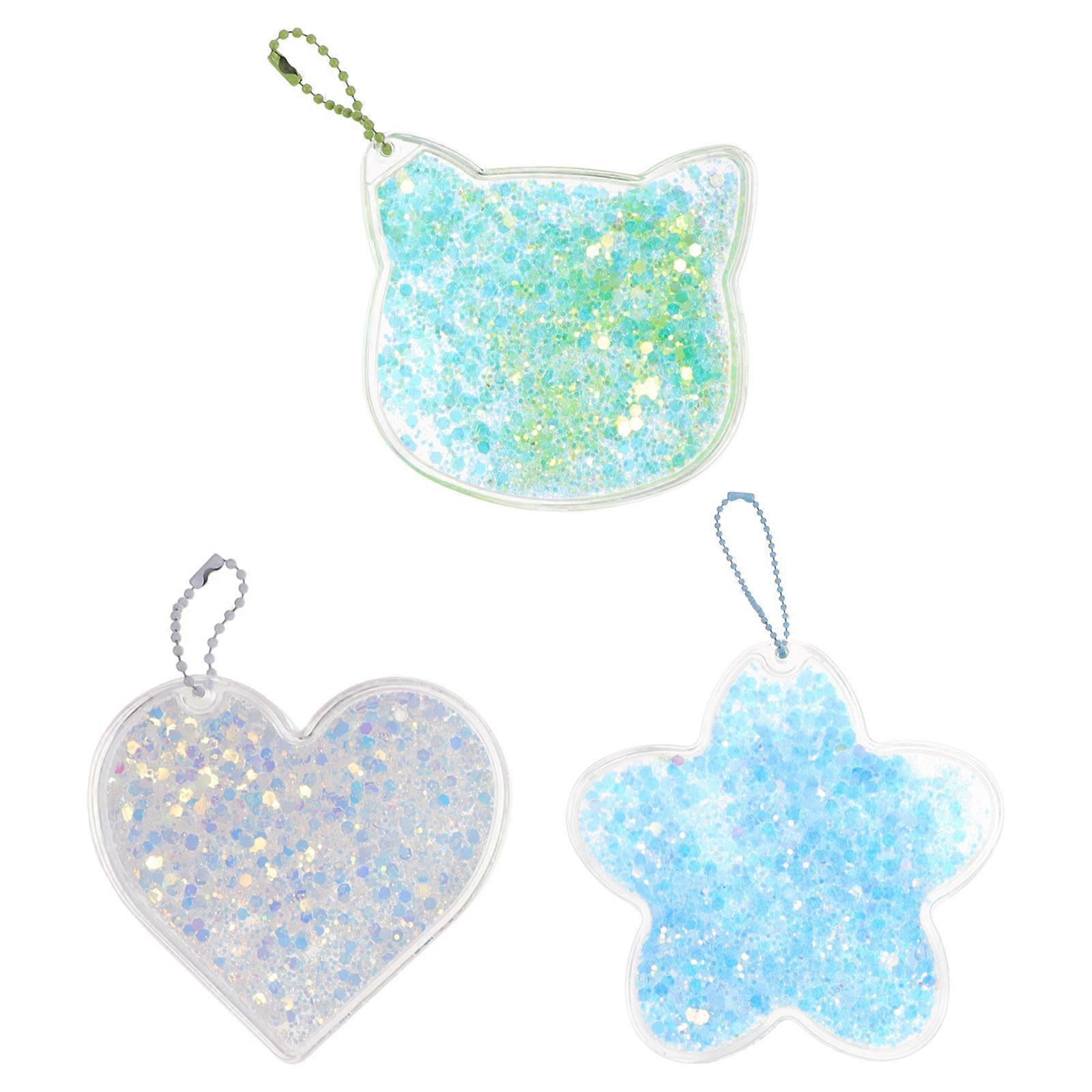 Creative Shape Keychain Bag Pendant 6 Pcs Kawaii Cute Ornament For Kids And Children Daily Use Assorted Color