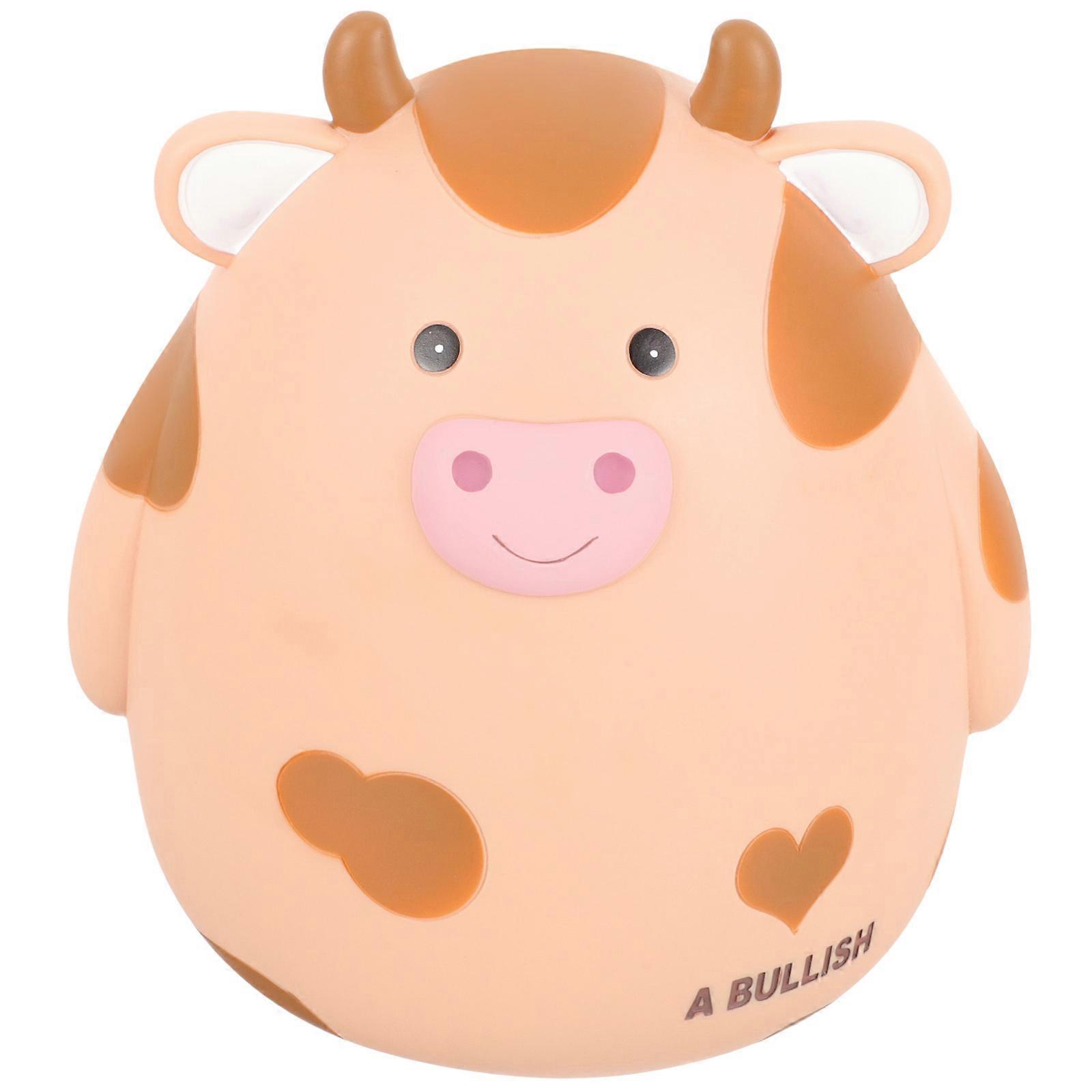 Portable Money Saving Box Piggy Bank Cow Shape for Party Use 2Pcs