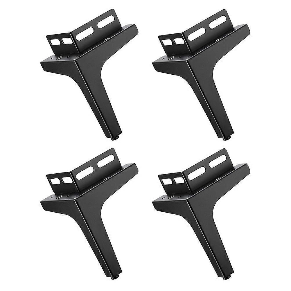 Furniture Support Feet Sofa Leg for Supporting Use 8Pcs Black
