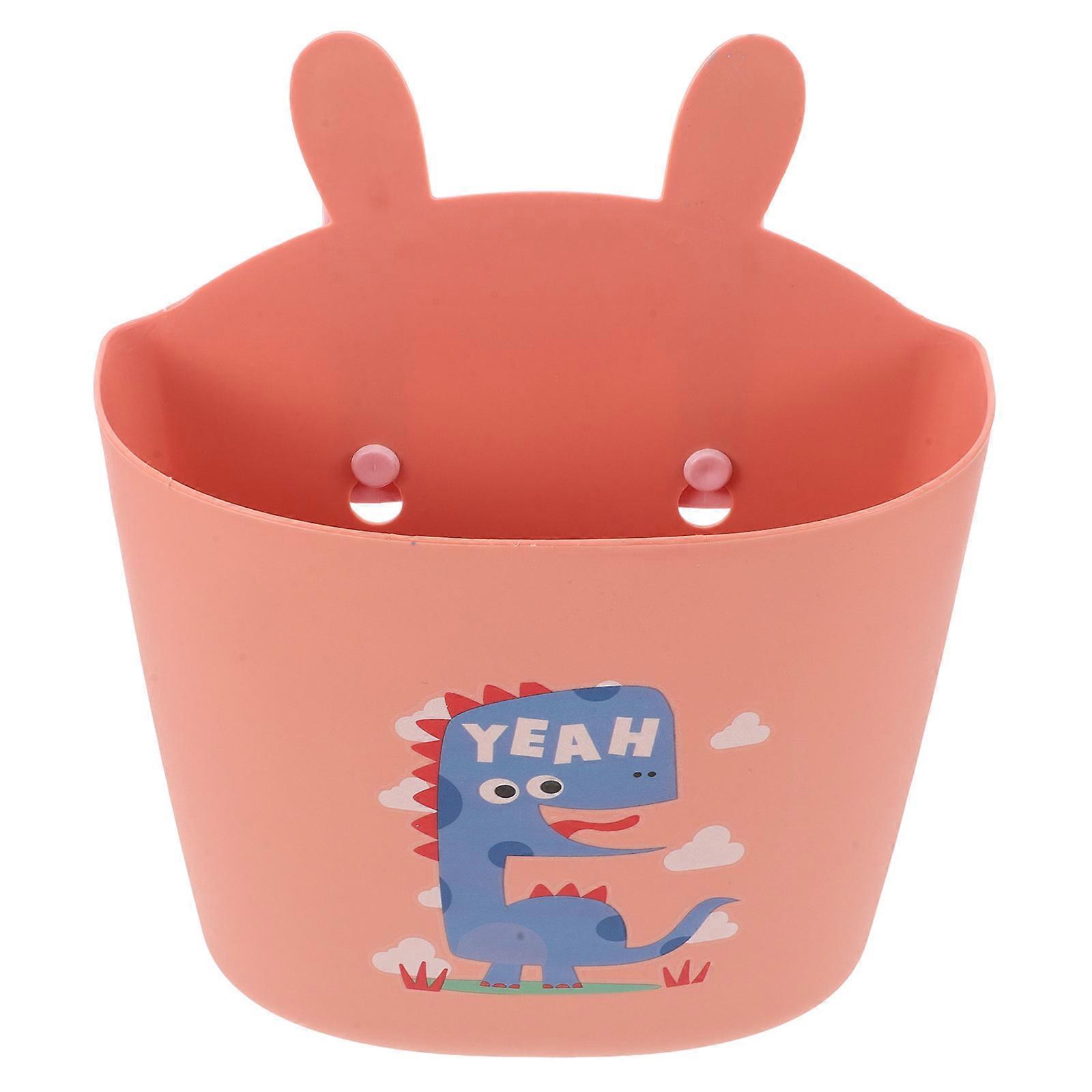 Orange Hanging Diaper Storage Basket Organizer For Nursery Bedside Use 1Set