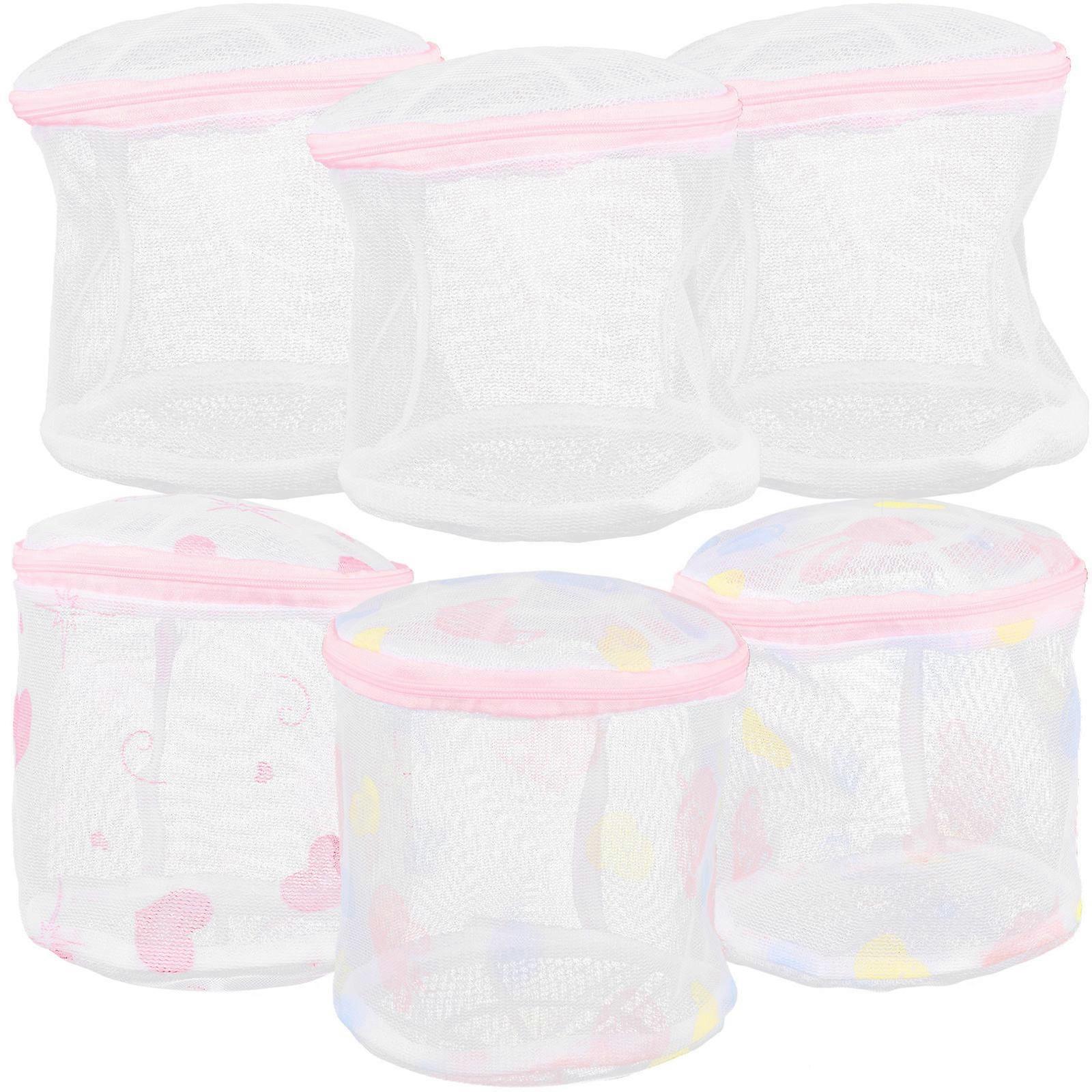 Undergarment Wash Bag General Users Washing Occasion 16x14x14cm Rust-Proof Zipper 6Pcs