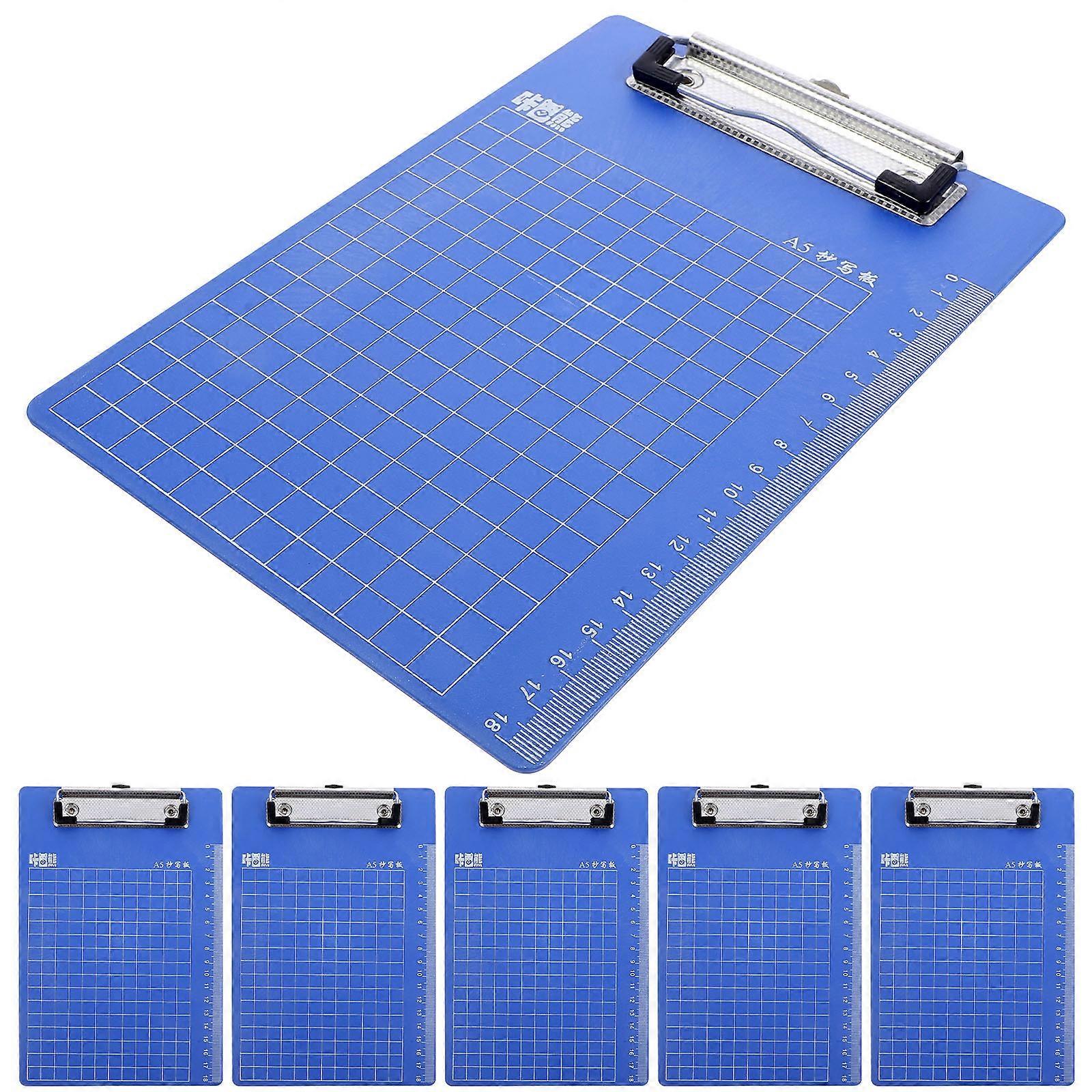 Color Transparent Clipboard 12 Pcs A5 Writing Support Perfect For Document Organization At Office School Medical Use